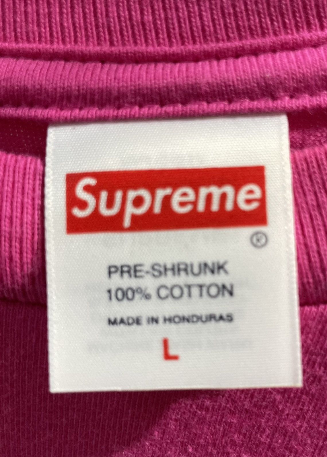 Supreme Supreme Tape Tee Size US L / EU 52-54 / 3 - 3 Thumbnail