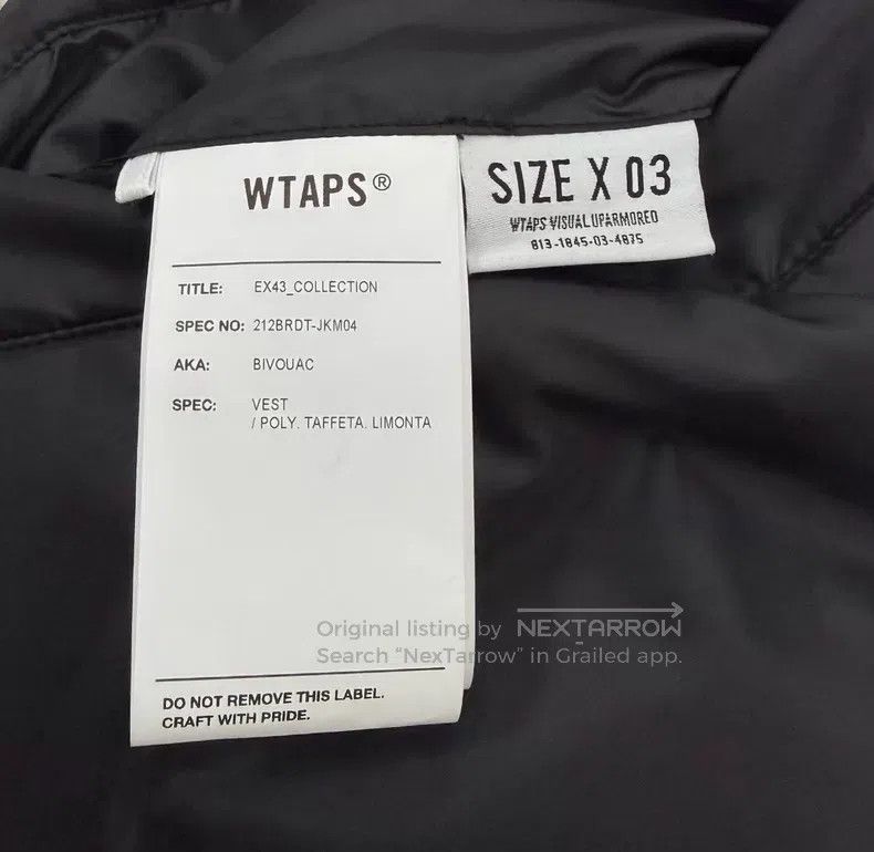 Wtaps Wtaps Faux Fur Reversible Jacket, Wearable on Both Sides Size US L / EU 52-54 / 3 - 7 Thumbnail