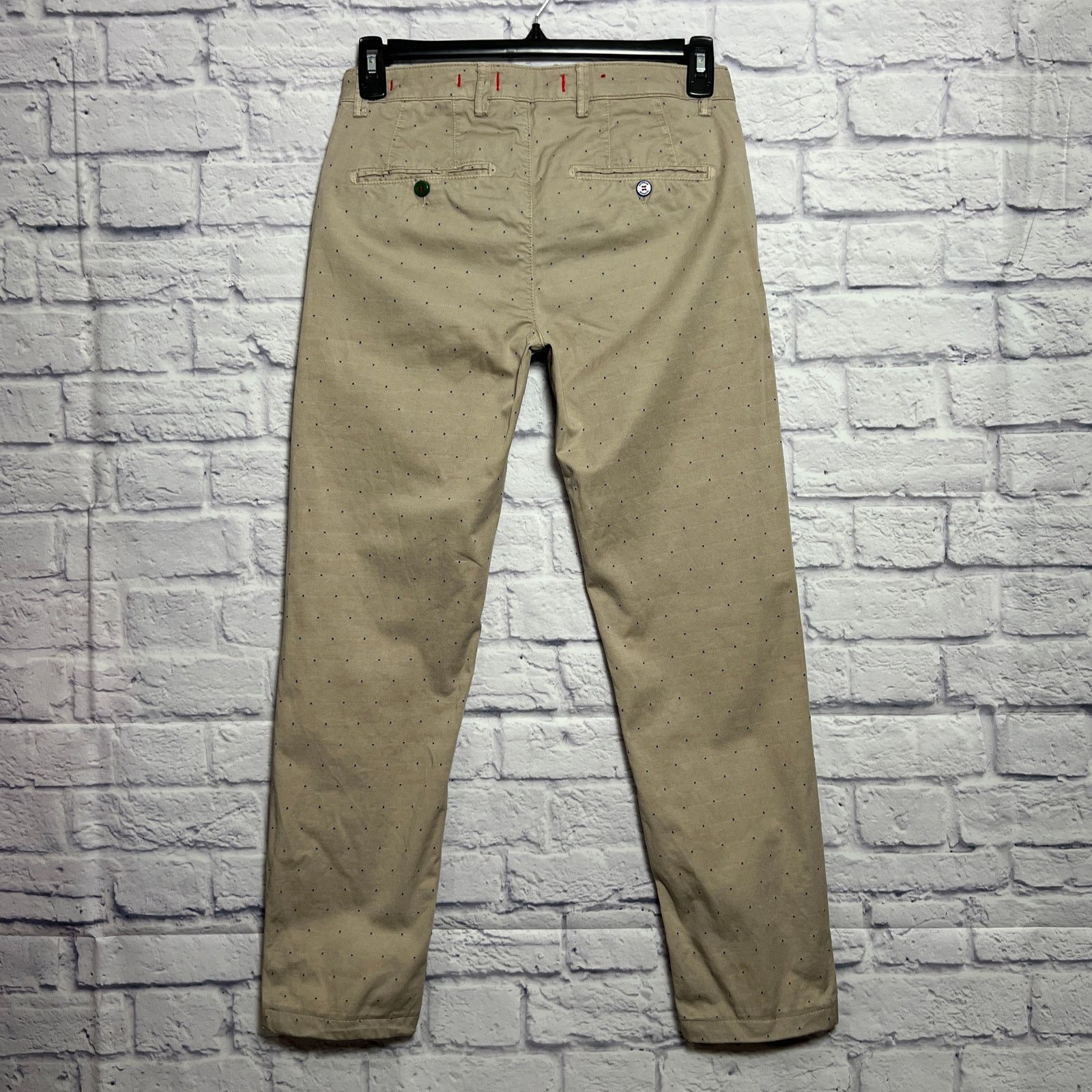 Other Baronio Sportive Slim Chino Khaki Micro Dot Size 30x28 Size US 30 / EU 46 - 2 Thumbnail