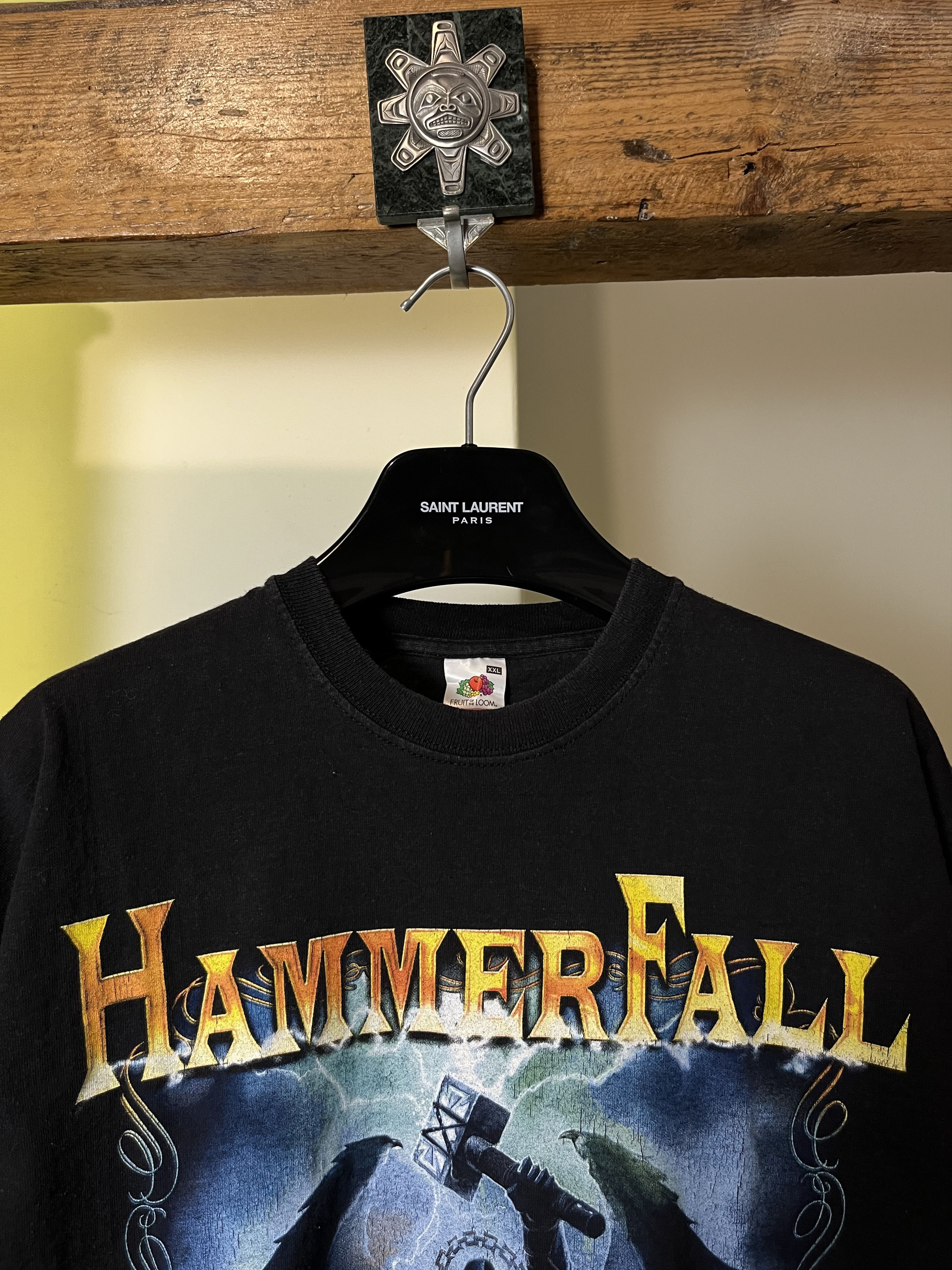 Band Tees × Vintage Vintage Hammerfall 15 Years Of Glory Rock Metal Size US XXL / EU 58 / 5 - 3 Thumbnail