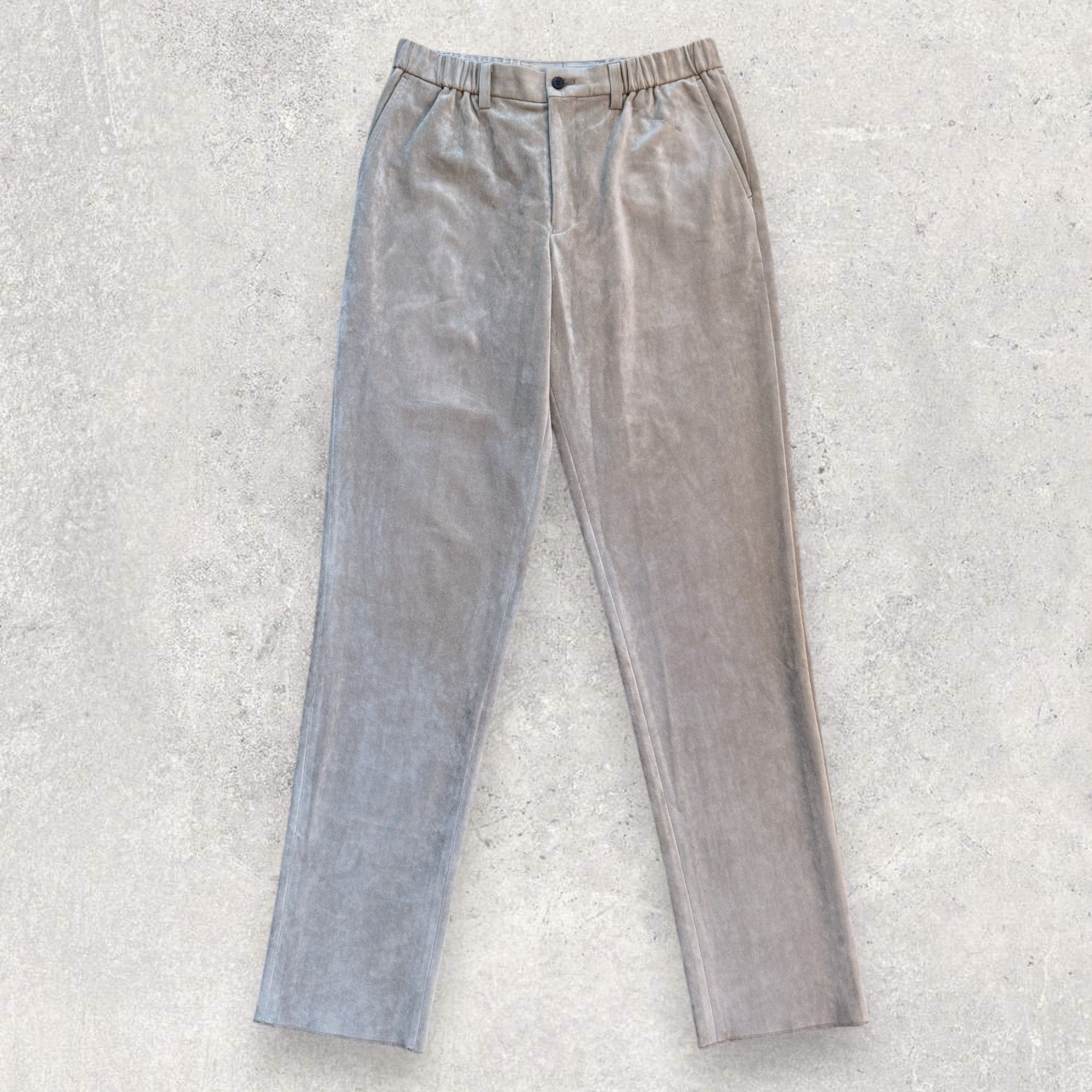 Issey Miyake Beige Velour Pants Size US 32 / EU 48 - 3 Thumbnail