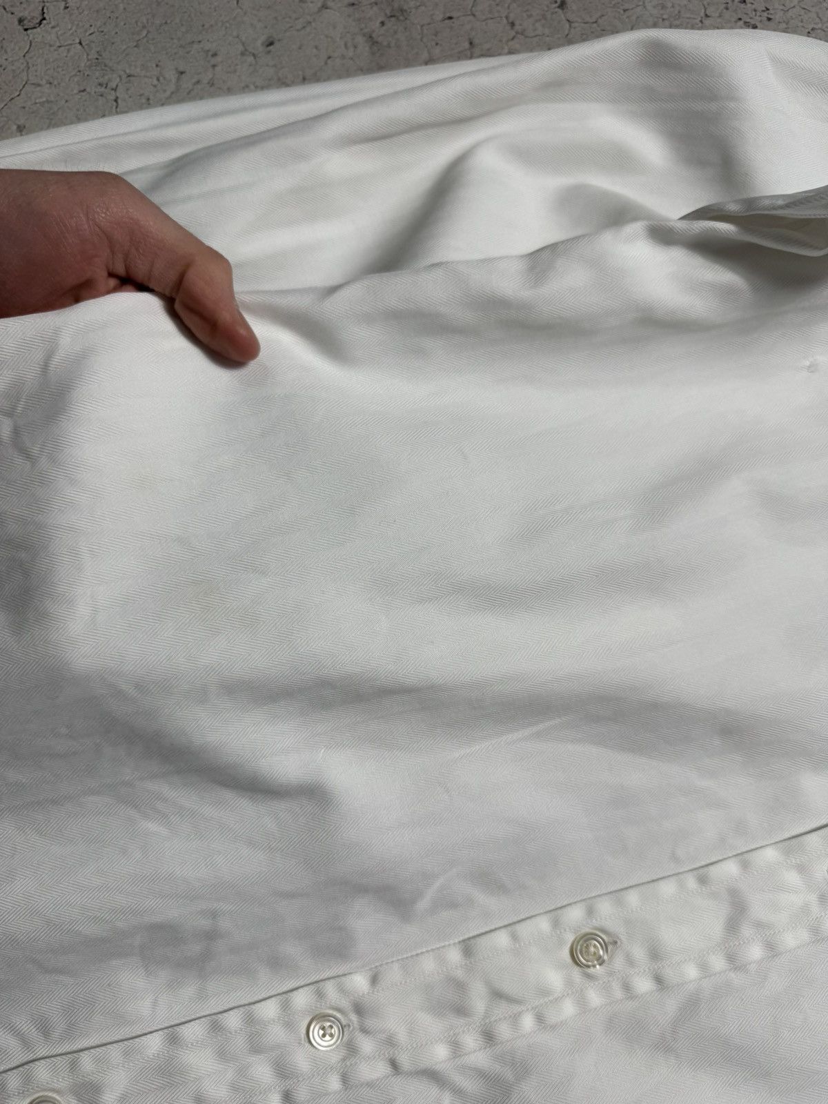 Tom Ford Tom Ford Luxury Button Up White Shirt Size US L / EU 52-54 / 3 - 12 Thumbnail