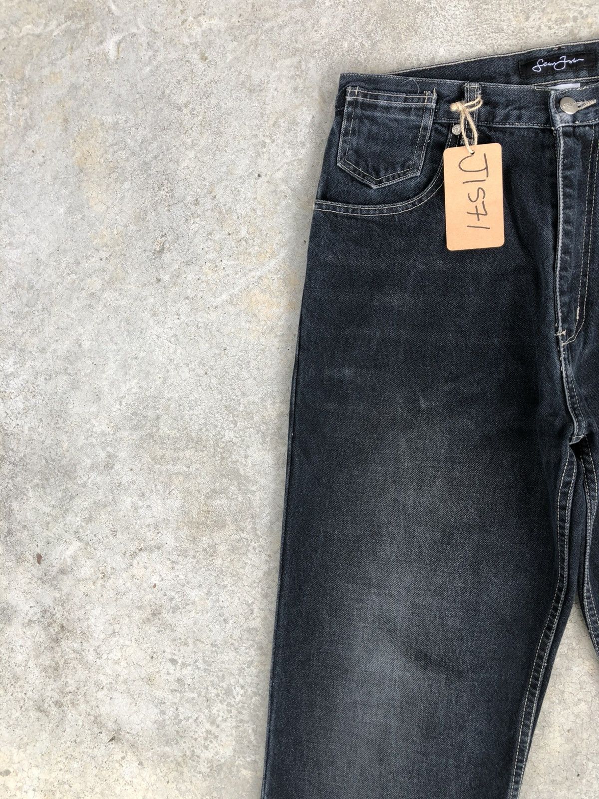 Sean John Sean John Embroidered Jeans Baggy Jeans Distressed Size US 31 - 4 Thumbnail