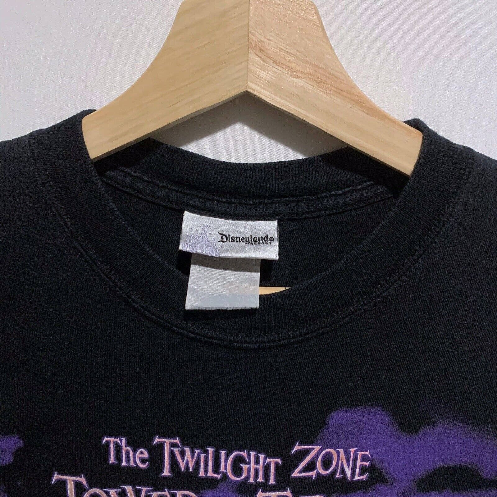Vintage 90s Twilight Zone Tower of Terror Disney Shirt Sz XS