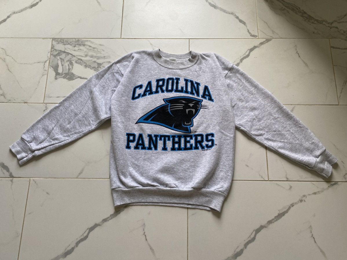 Vintage 1993 Carolina Panthers NFL Crewneck Sweatshirt Size L Big Spellout  Artex