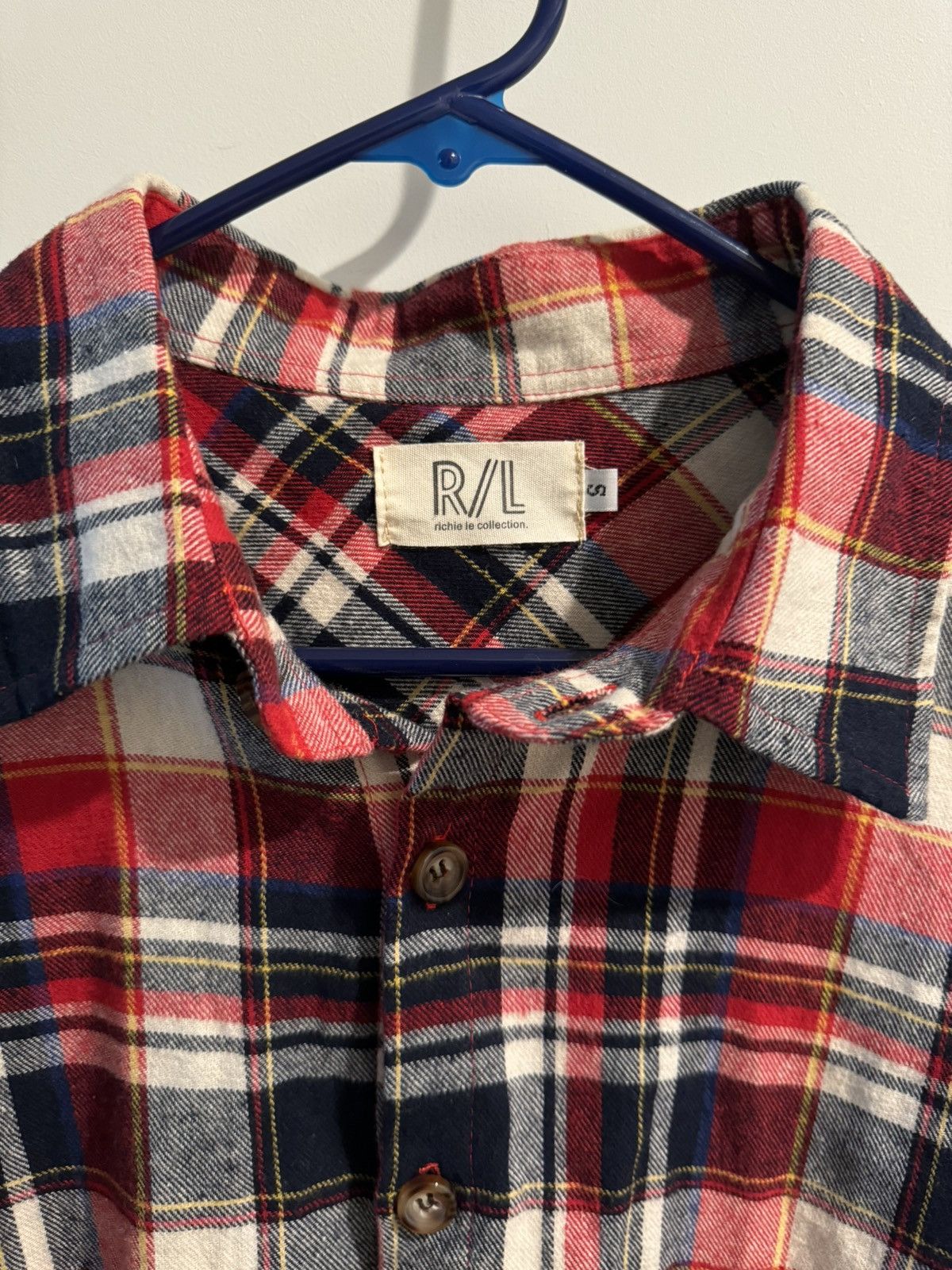 Richie Le Collection Richie Le Collection Flannel Plaid Button Up Shirt Small Size US S / EU 44-46 / 1 - 3 Thumbnail