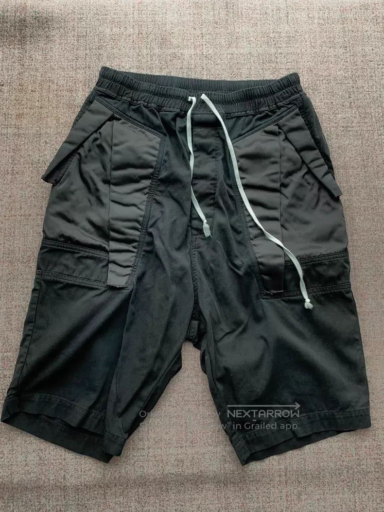 Rick Owens Rick Owens Black Cargo Shorts Size US 34 / EU 50 - 1 Thumbnail