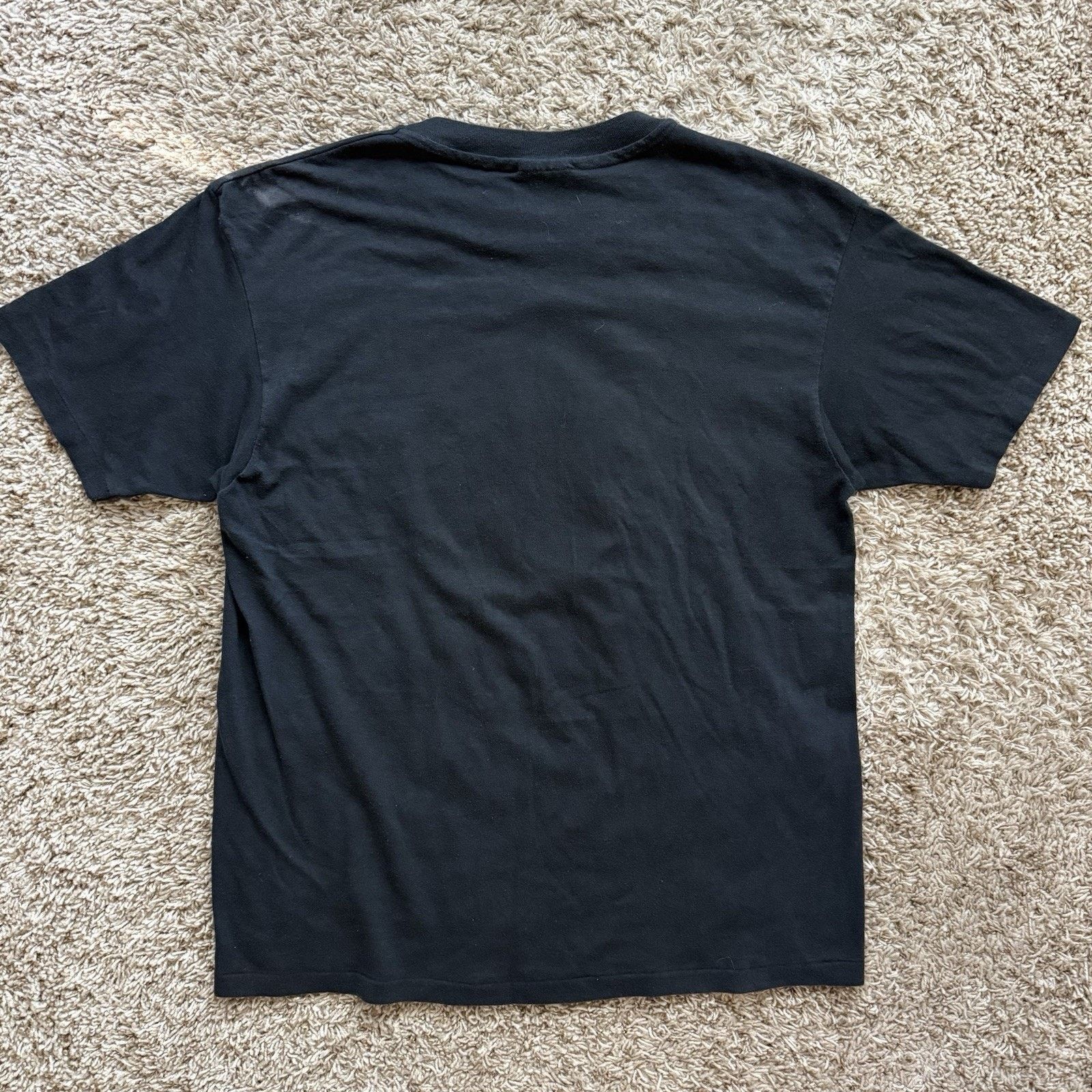 Hanes × Vintage Vintage 80’s 1988 Bruces Nut Run Graphic Black T-Shirt XL Size US XL / EU 56 / 4 - 4 Thumbnail
