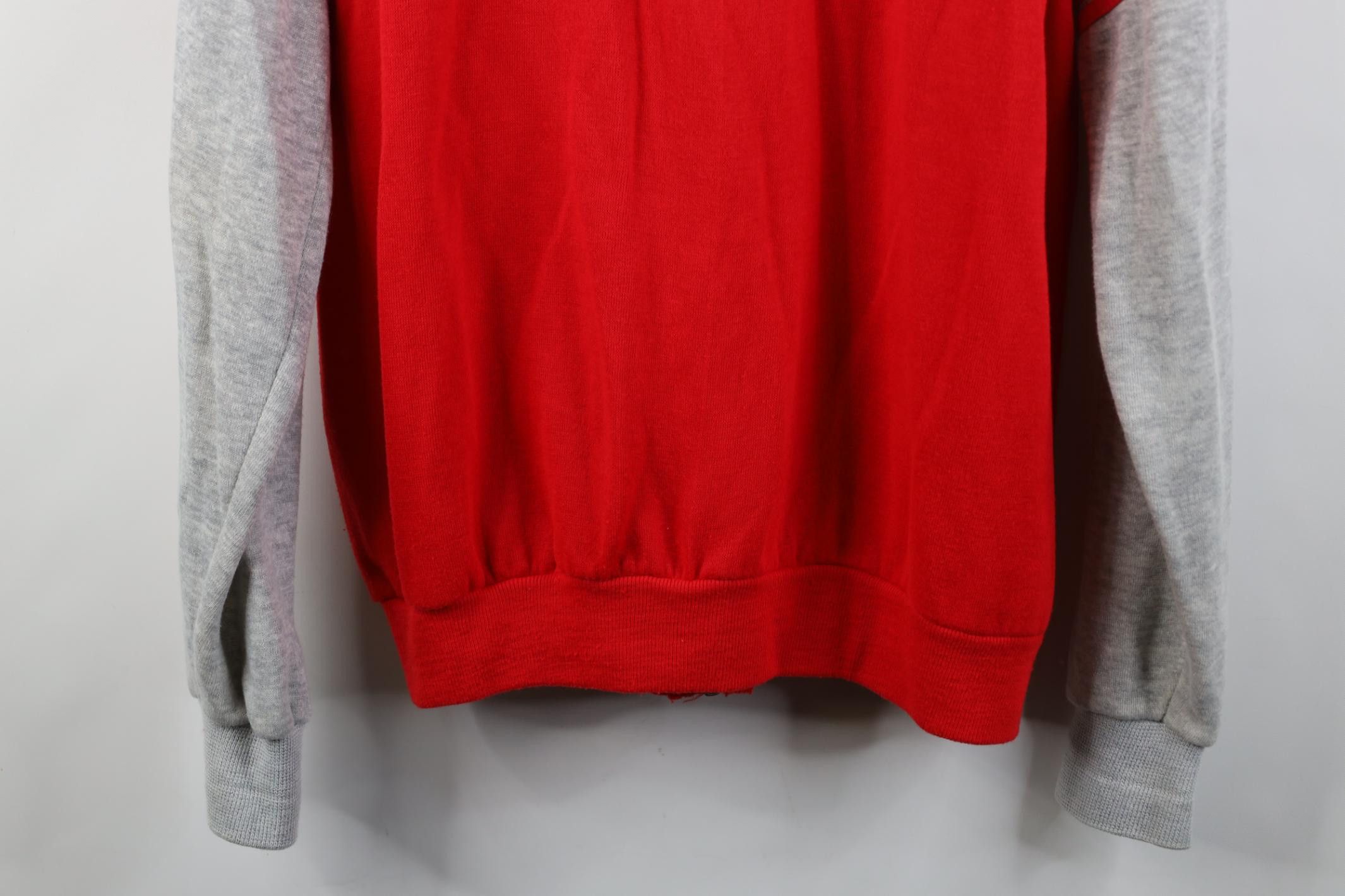 Vintage Vintage 70s Streetwear Black Tennis Track Jacket Red USA Size US XL / EU 56 / 4 - 14 Thumbnail