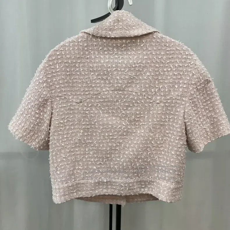 Chanel Chanel Tweed pink short-sleeved coat Size XS / US 0-2 / IT 36-38 - 2 Thumbnail