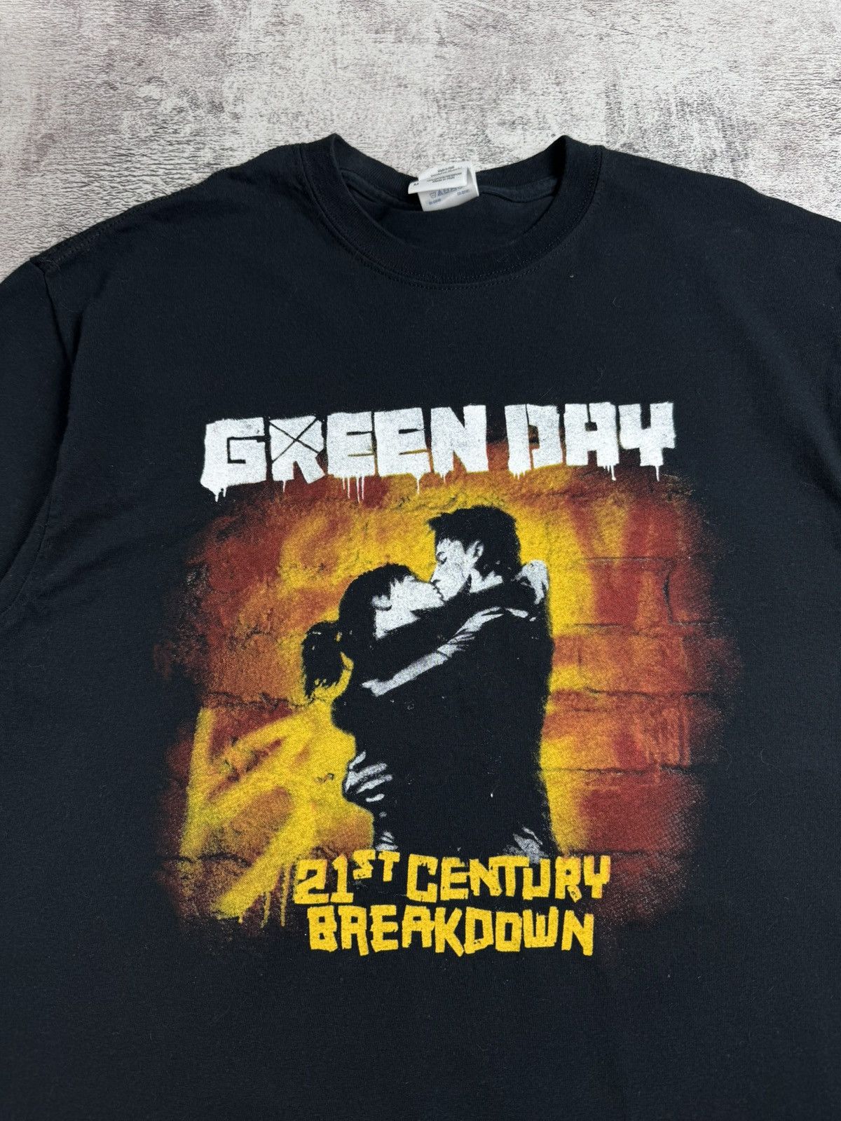 Band Tees Green Day 2009 Men’s Metal Rock Tour Rap Faded Merch Devil Band T Shirt Jersey Size US M / EU 48-50 / 2 - 7 Thumbnail