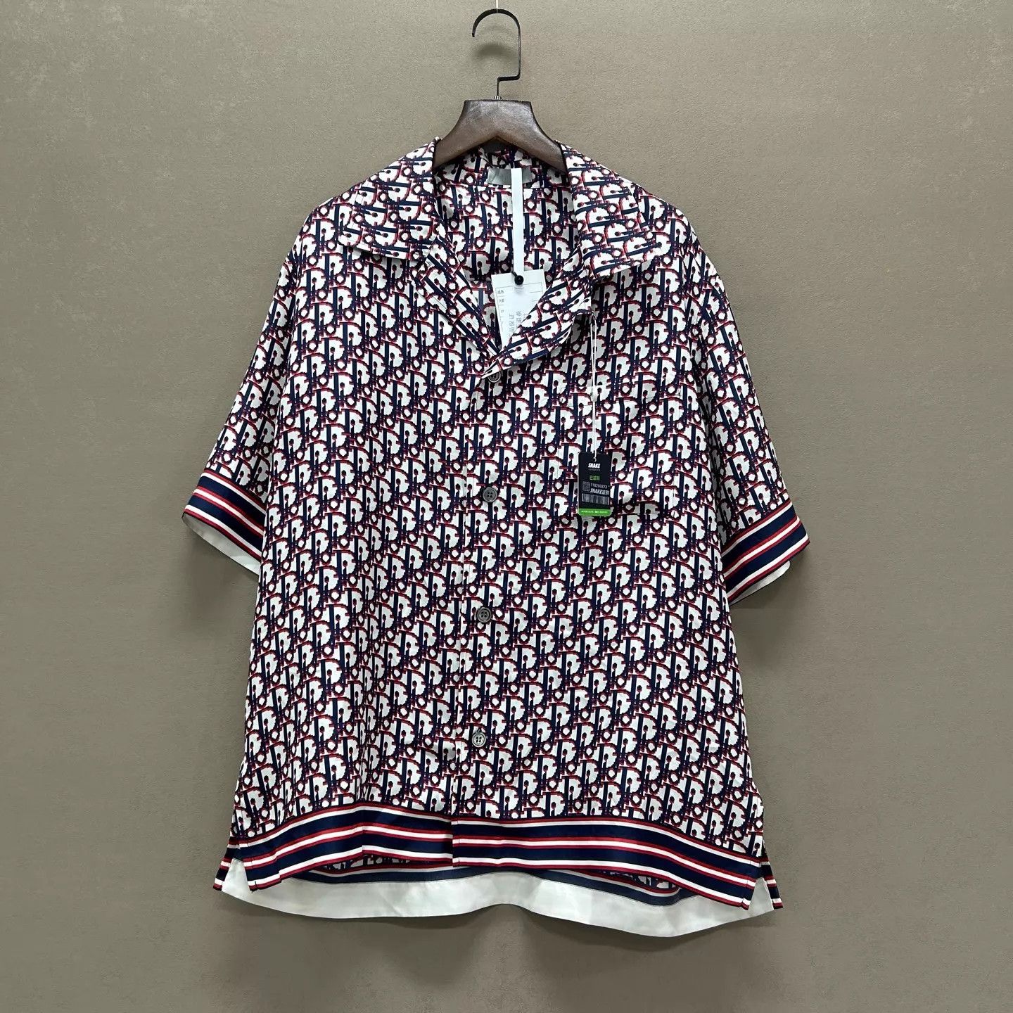 Dior Dior 99 New Silk All-Over Print SS Shirt 39 Size US M / EU 48-50 / 2 - 1 Thumbnail