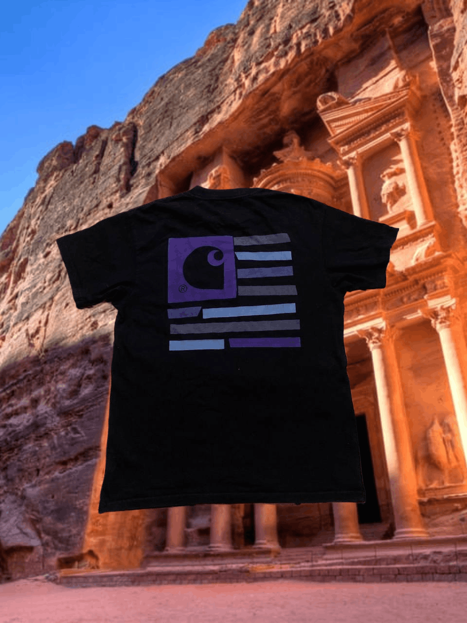 Carhartt Vintage black big prit T-Shirt Carhartt logo crazy Y2K Size US XS / EU 42 / 0 - 1 Thumbnail