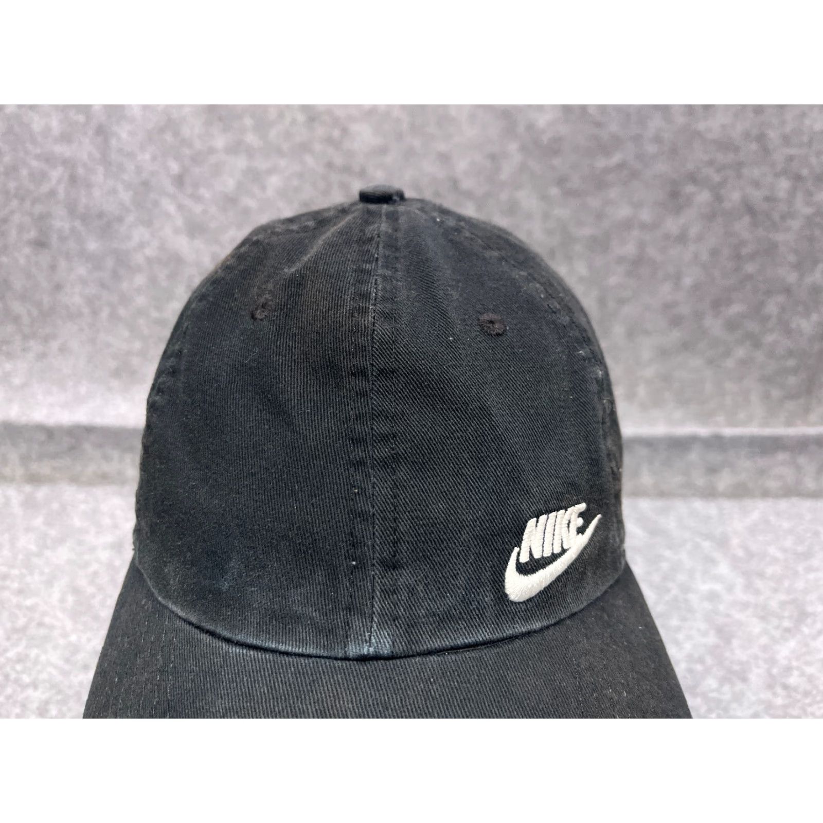 Nike Nike Hat Cap Strap Back Adult One Size Black Heritage86 Cotton Poly Lined Golf Size ONE SIZE - 2 Thumbnail