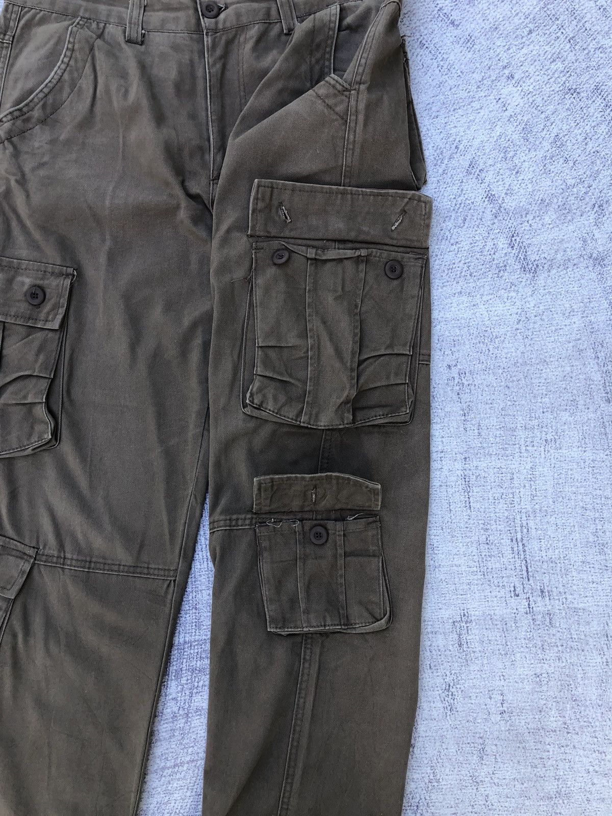 20471120 × Seditionaries × Vintage Japanesebrand Cargo Pants 8 Pocket W34xL42 Size US 34 / EU 50 - 10 Thumbnail