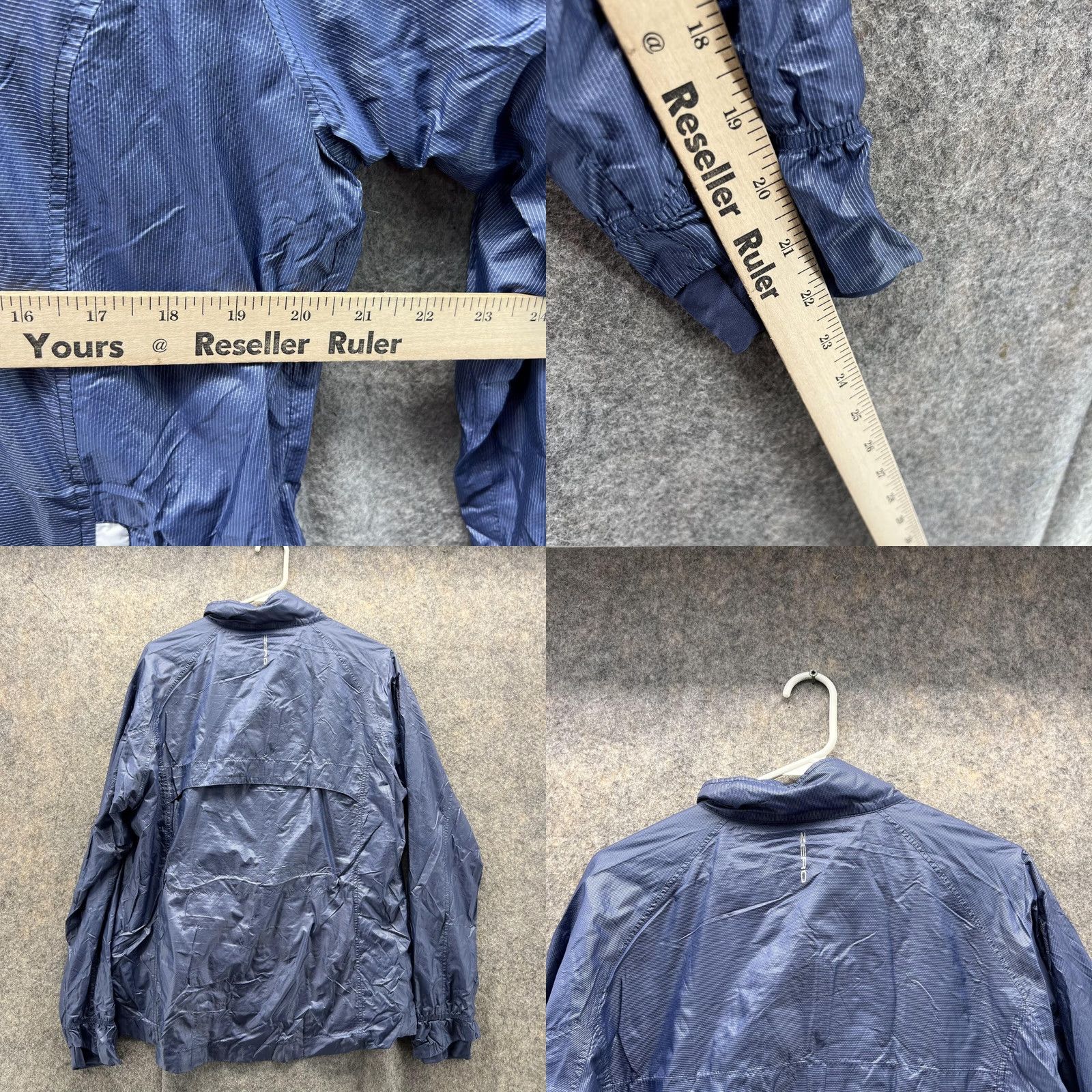 Vintage Zero Restriction Jacket Women XL Windbreaker Blue Telluride Golf Club Size XL / US 12-14 / IT 48-50 - 8 Thumbnail