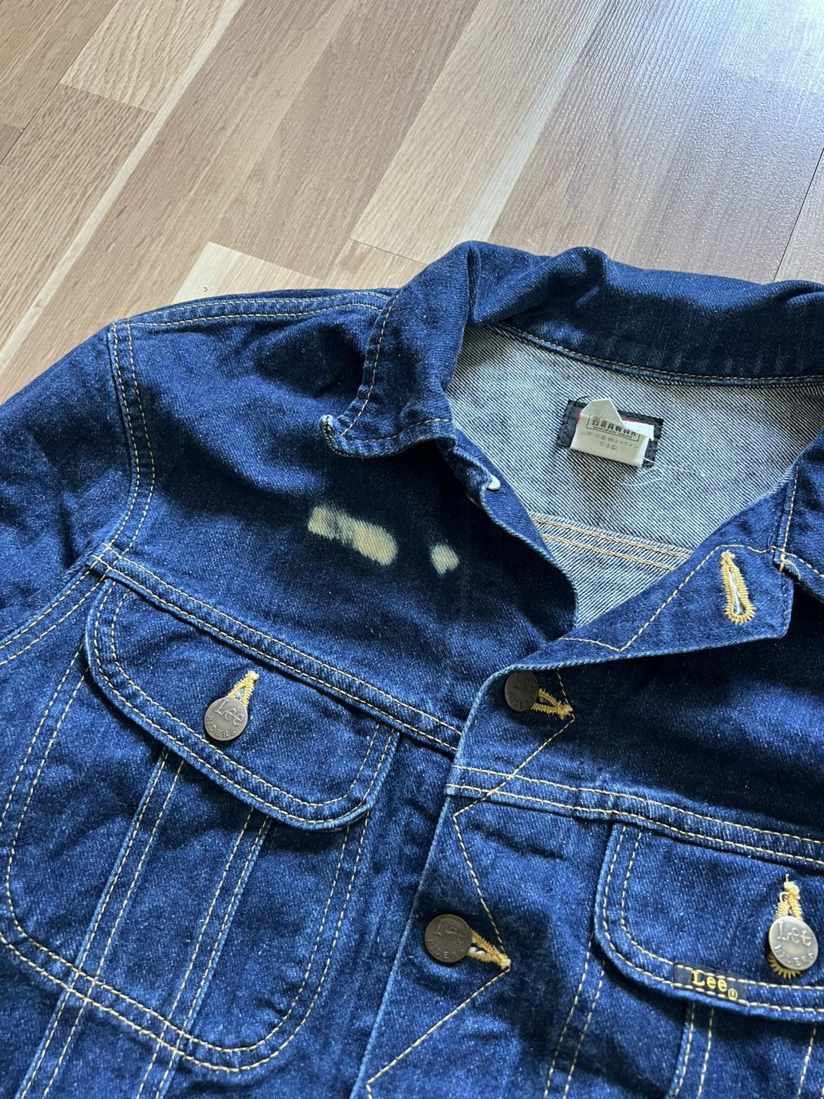 Lee Lee sanforized denim jacket vintage 90s cropped Japan style Size US M / EU 48-50 / 2 - 5 Thumbnail