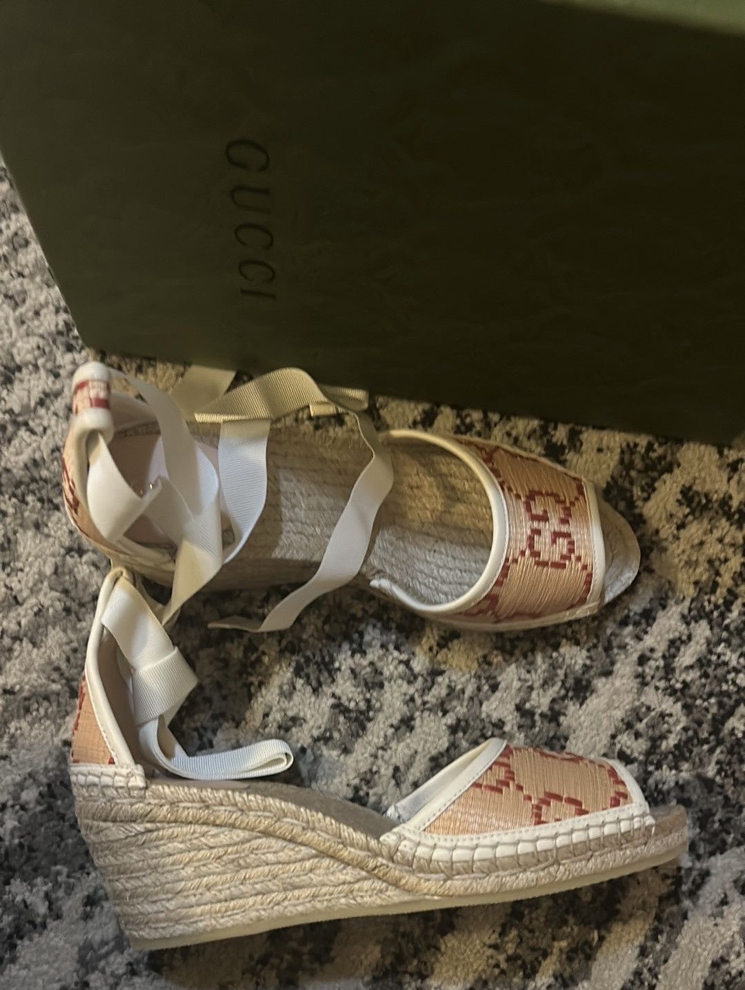 Gucci Gucci Women GG Espadrille Sandal size 39 Size US 9 / IT 39 - 5 Thumbnail
