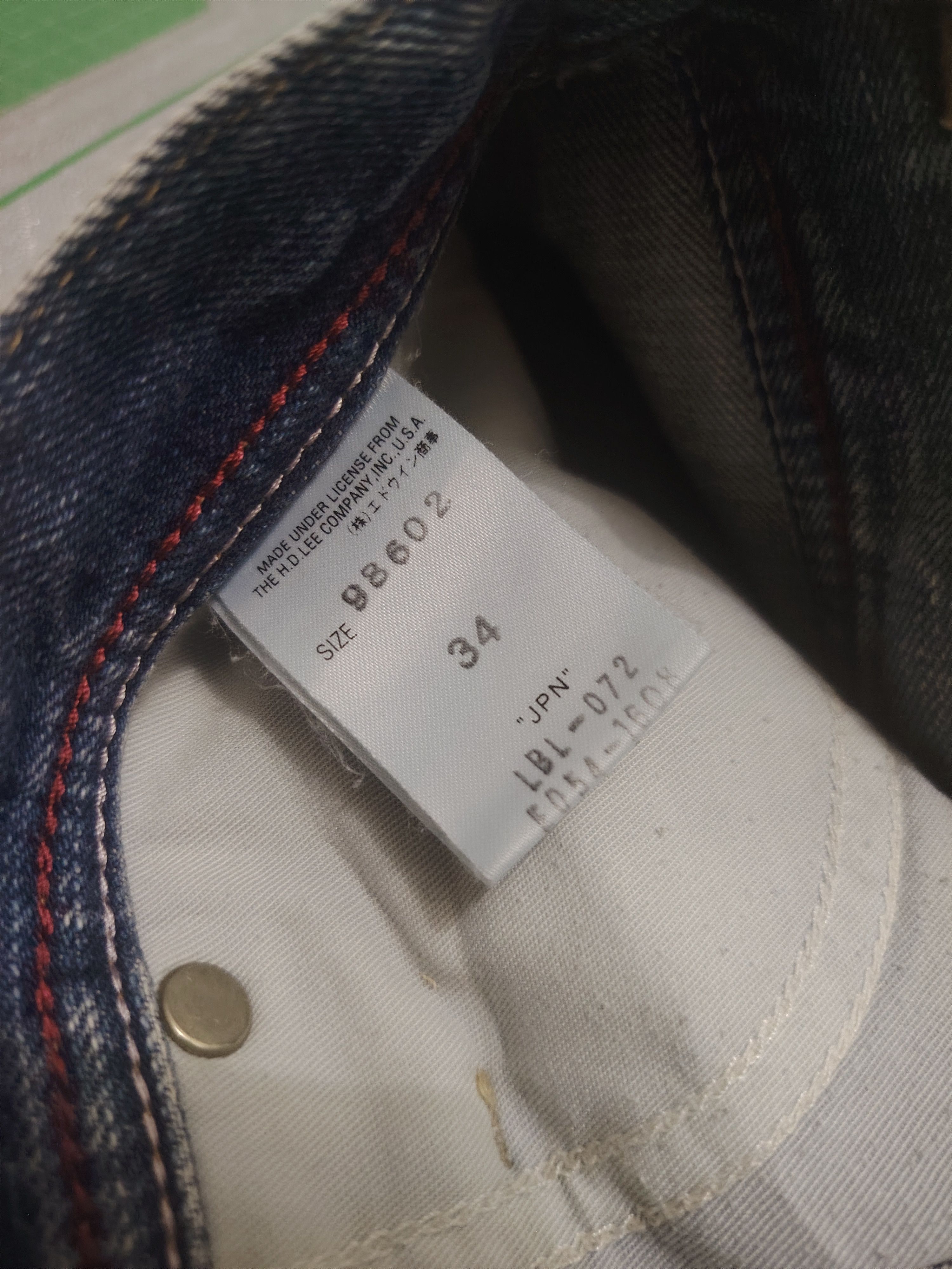 If Six Was Nine Japanese Lee Exclusive Flared Jeans Size US 31 - 10 Thumbnail