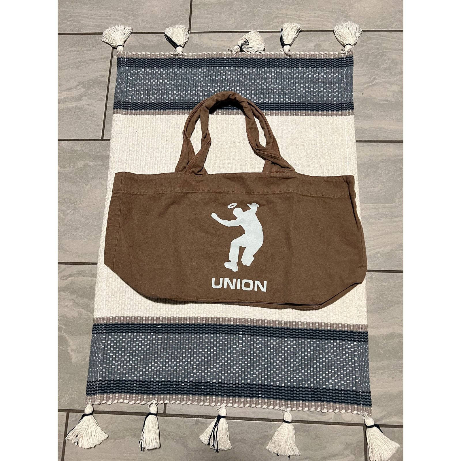 Union Tote Bag Brown Small Os, Women's