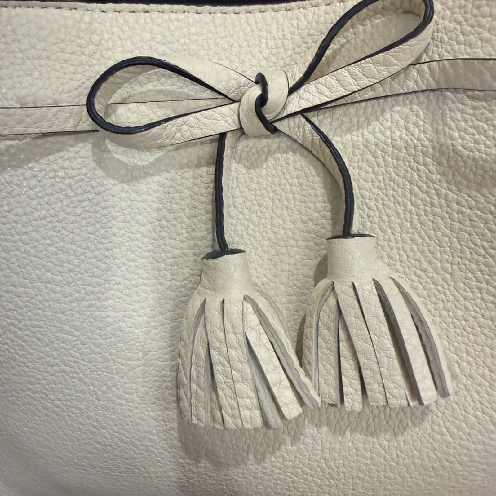 Kate Spade Kate Spade Cream Satchel with Tassels Size ONE SIZE - 14 Thumbnail