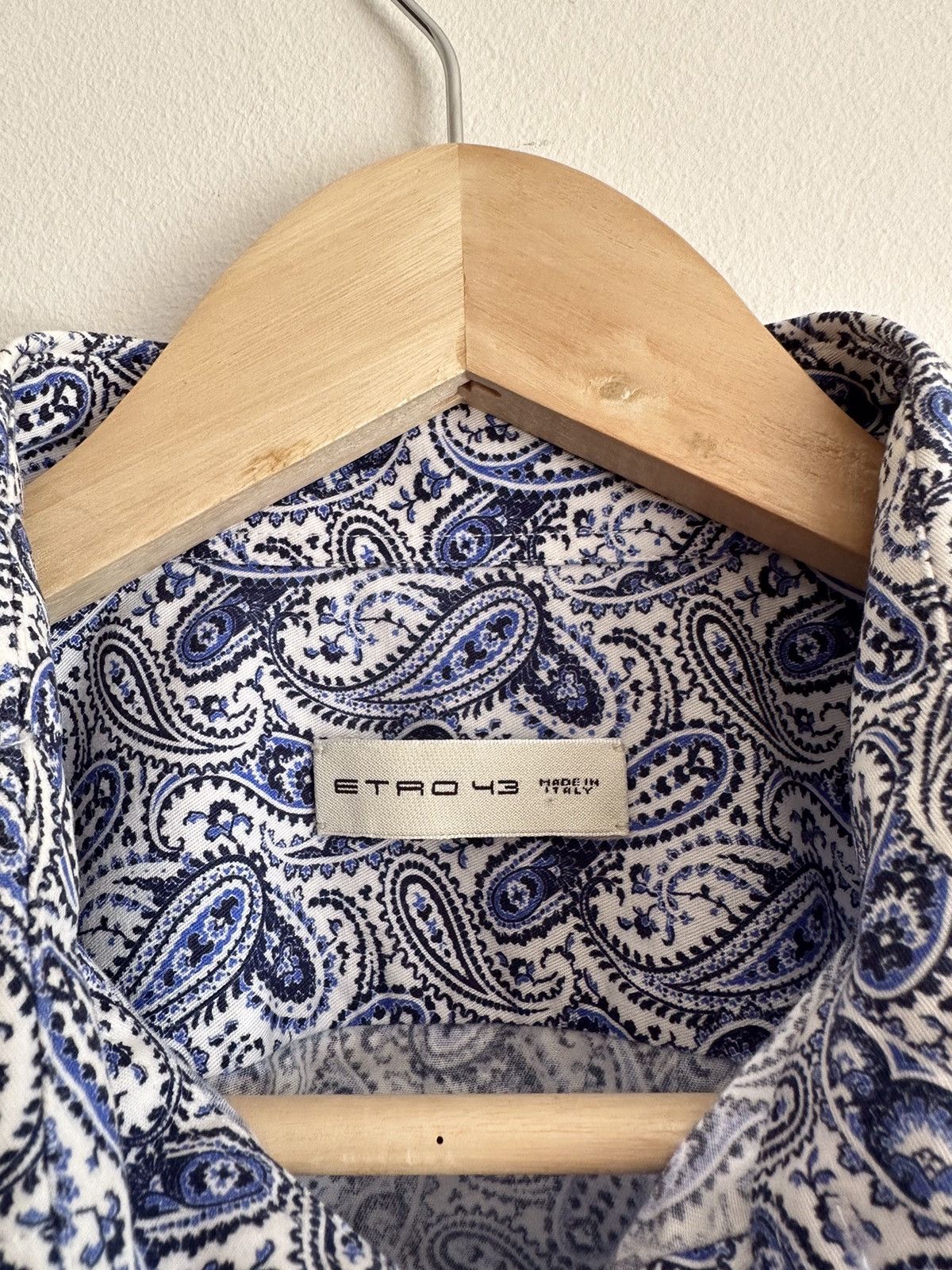 Etro Etro patterned made in italy shirt great cotton Size US L / EU 52-54 / 3 - 4 Thumbnail