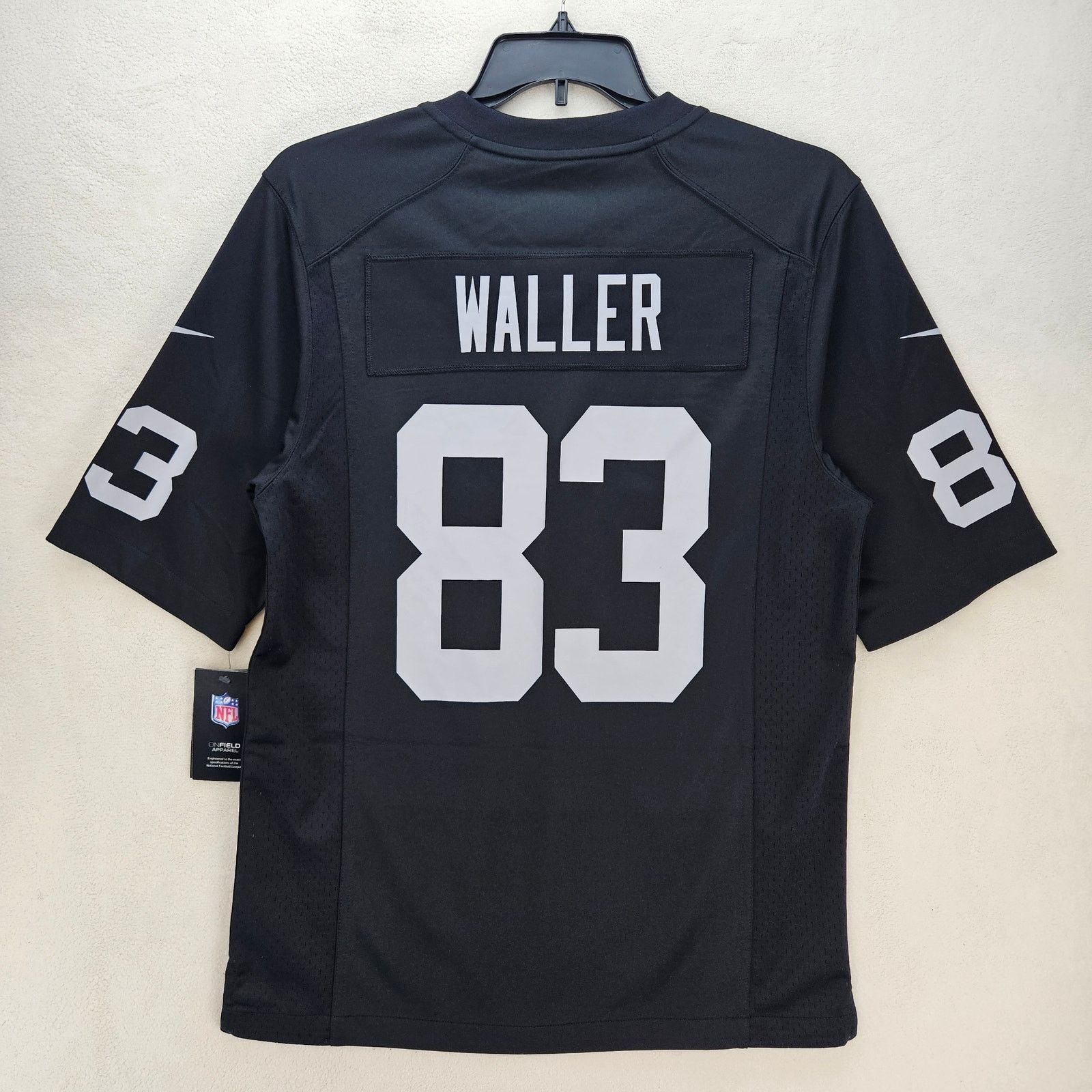 Nike NIKE X RAIDERS NFL BLACK JERSEY #83 DARREN WALLER NWT $130 Size US S / EU 44-46 / 1 - 6 Thumbnail