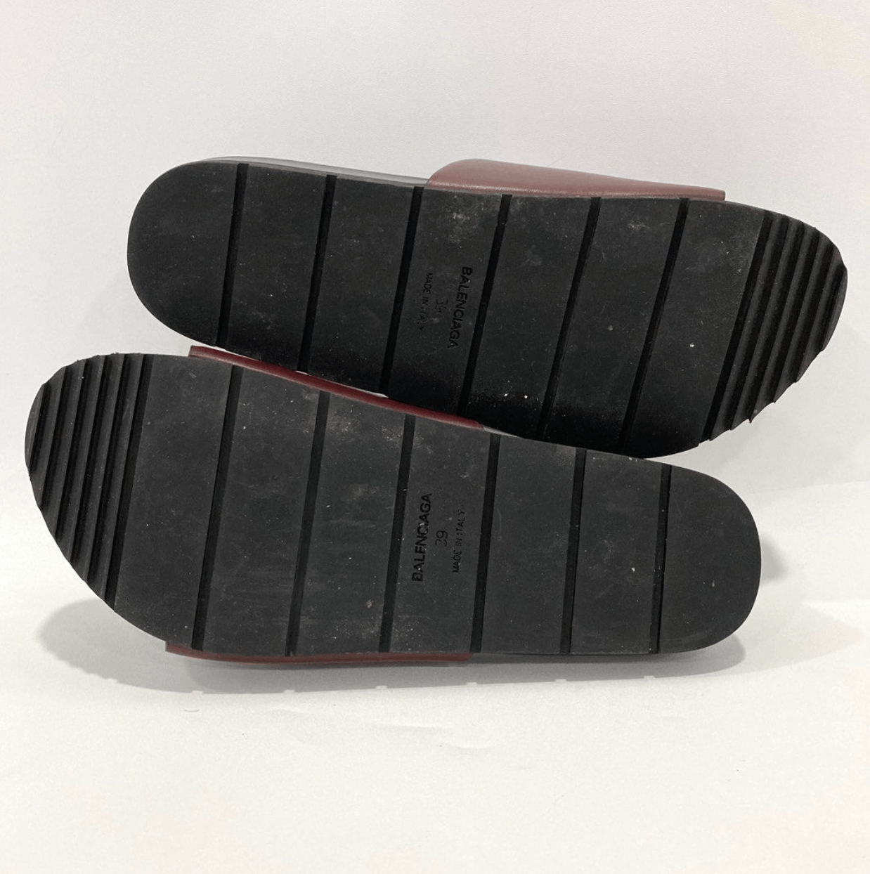 Balenciaga Auth Balenciaga Classic Burgundy Puffer Slides Sandals EU 39 Size US 8.5 / IT 38.5 - 5 Thumbnail