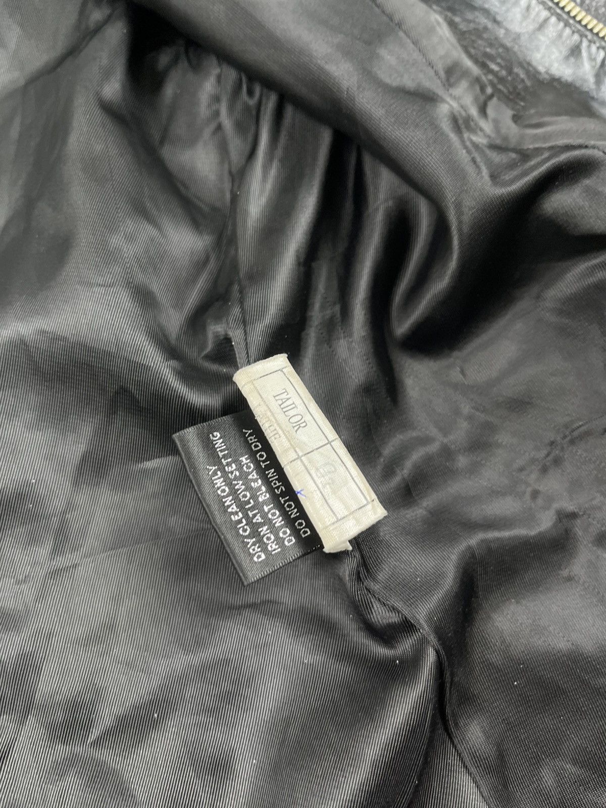 Leather Vintage Y2K Leather patchwork style avantgarde gothic jacket Size M / US 6-8 / IT 42-44 - 17 Thumbnail
