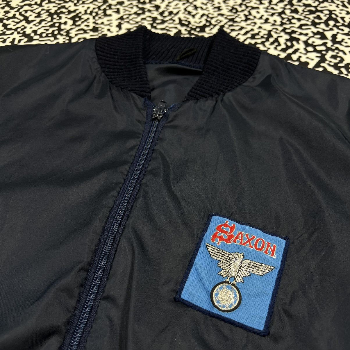 Band Tees Vintage Y2K Saxon Band Rock Metal Retro Light Jacket Size US M / EU 48-50 / 2 - 10 Thumbnail