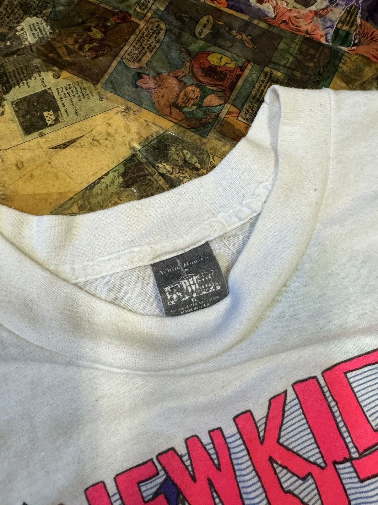 Vintage Vintage 90s New Kids on the Block ‘Hangin Tough tour’ tee Size US XL / EU 56 / 4 - 2 Thumbnail