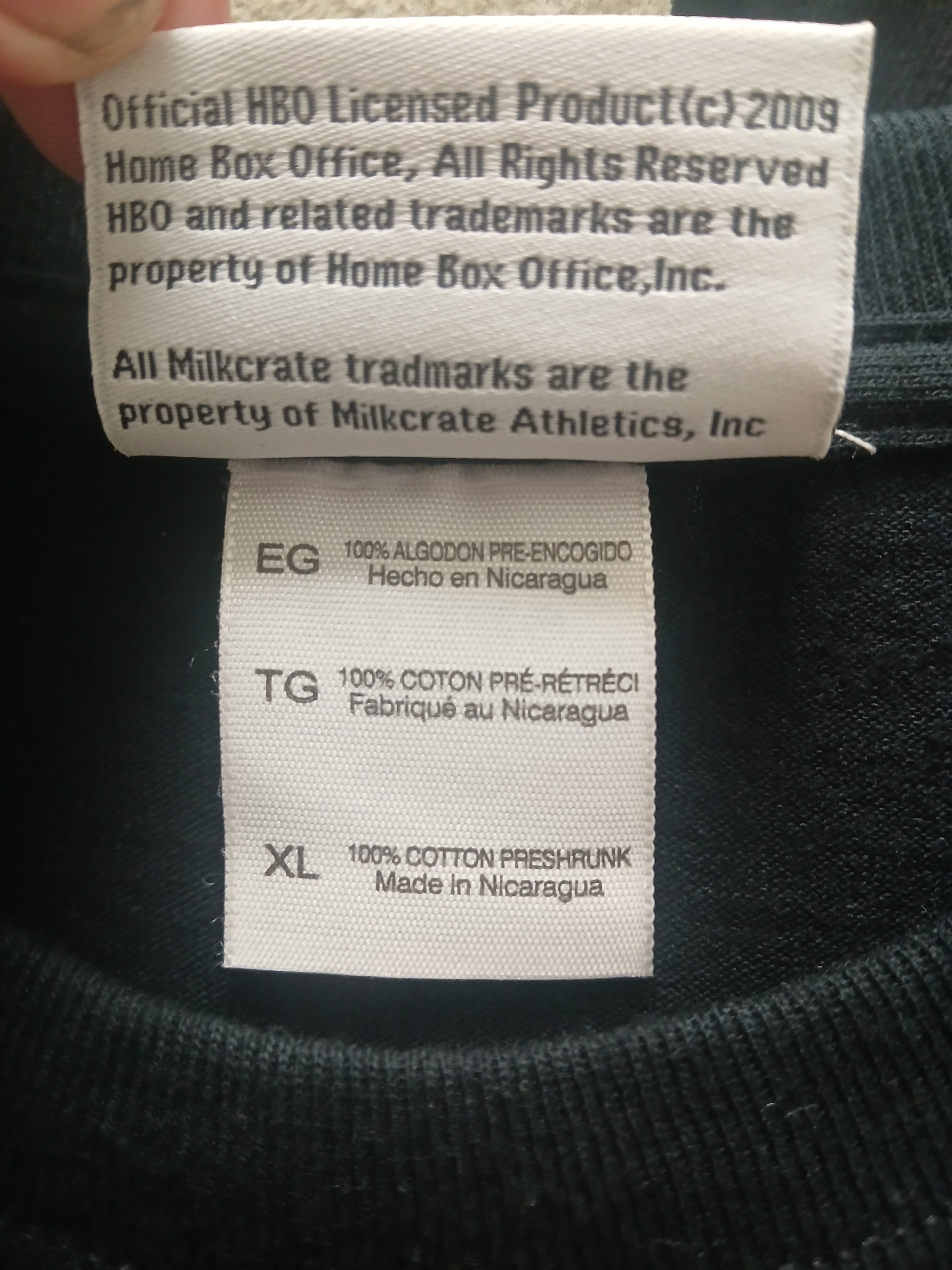 Milkcrate Athletics MILKCRATE X HBO THE WIRE XL TEE VINTAGE Size US XL / EU 56 / 4 - 4 Thumbnail