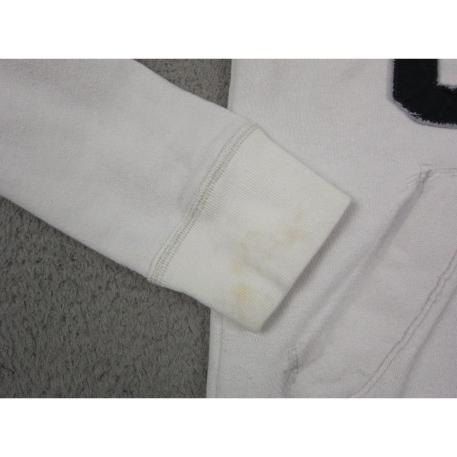 Vintage Aéropostale Hoodie Womens XS White Full Zip Sweatshirt Casual 90s Size XS / US 0-2 / IT 36-38 - 5 Thumbnail
