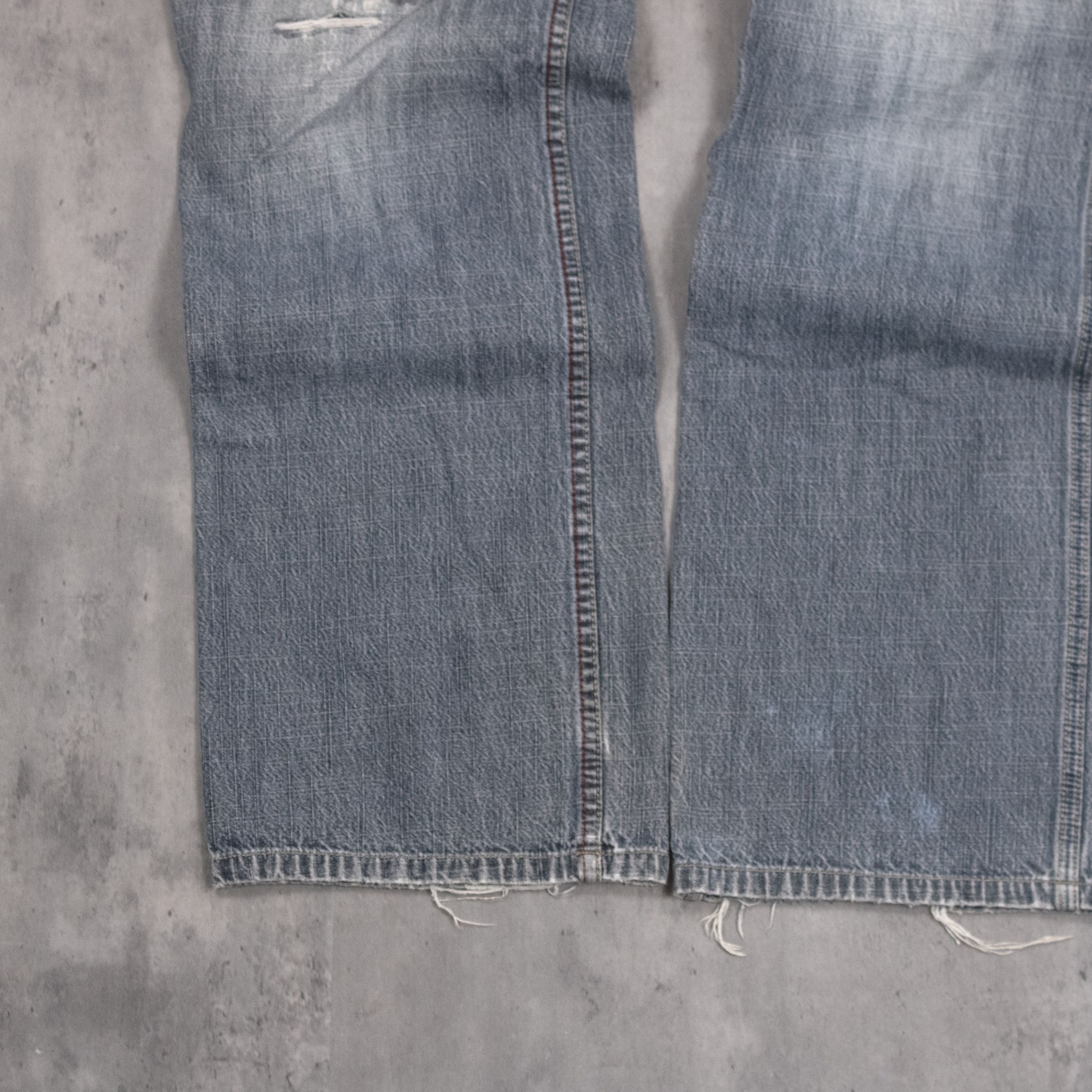 Point Zero VTG Y2K Point Zero Grey Baggy Denim Jeans Size US 30 / EU 46 - 6 Thumbnail