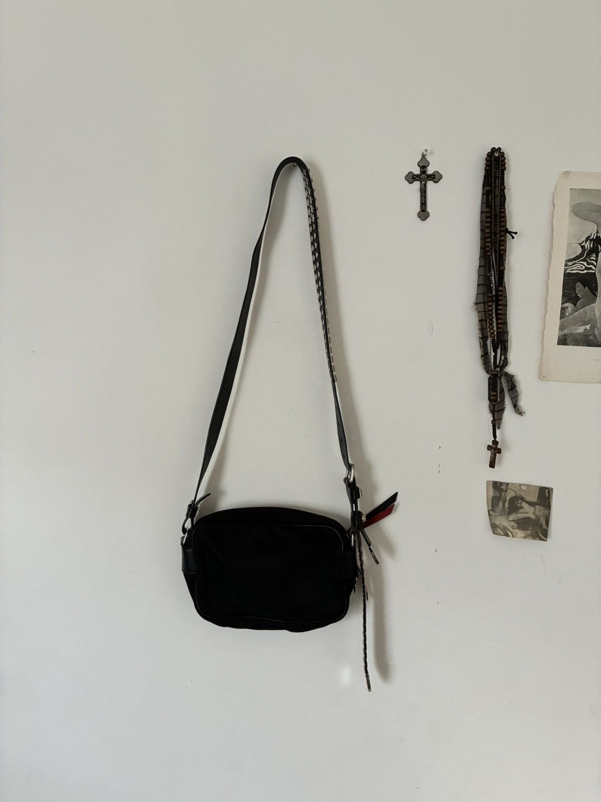 Prada Prada 2018 Studded New Vela Shoulder Bag Size ONE SIZE - 7 Thumbnail