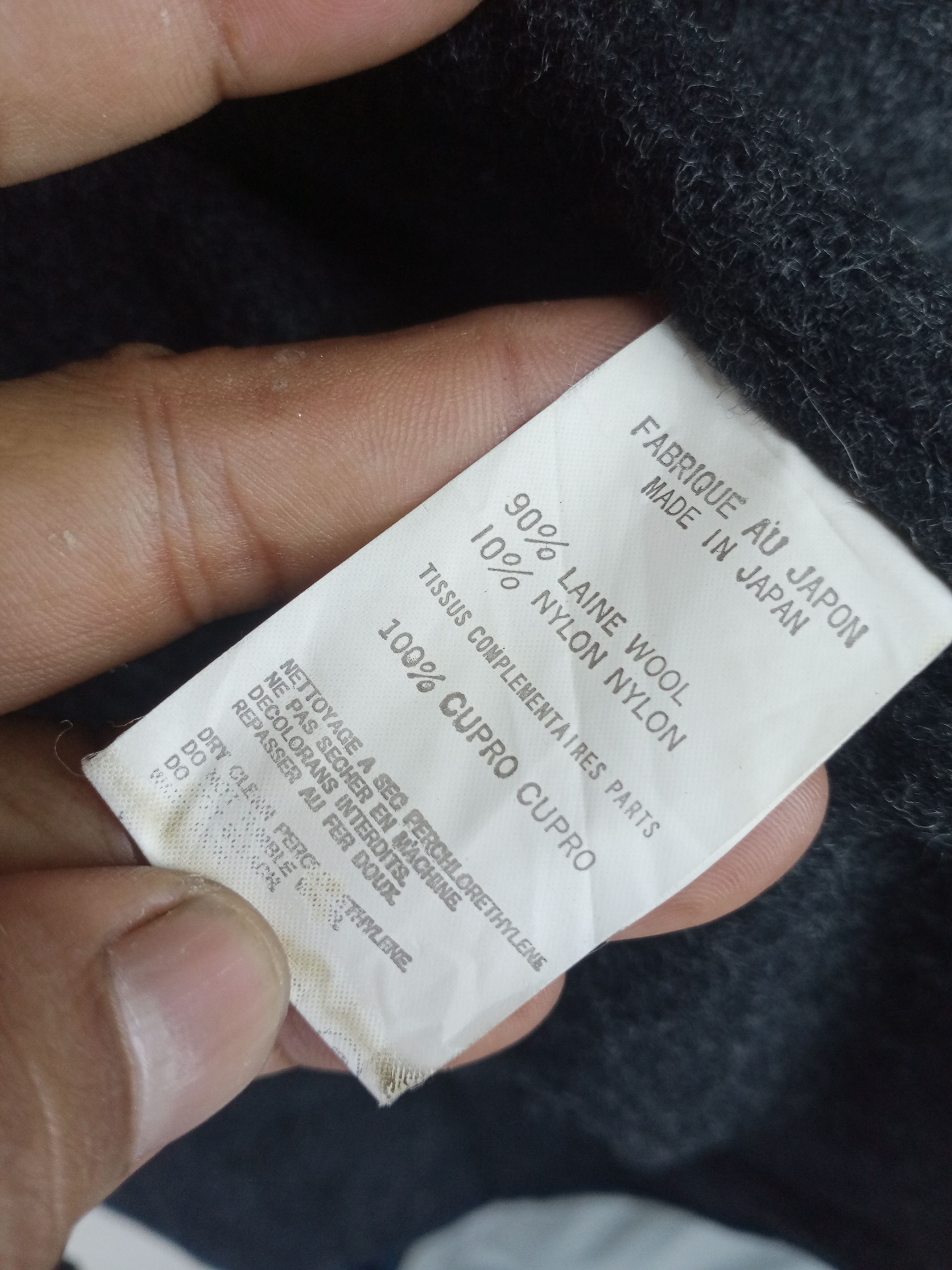 Yohji Yamamoto Yohji Yamamoto Y's For Men Belted Laine Wool Coat Jacket Size US XL / EU 56 / 4 - 13 Thumbnail