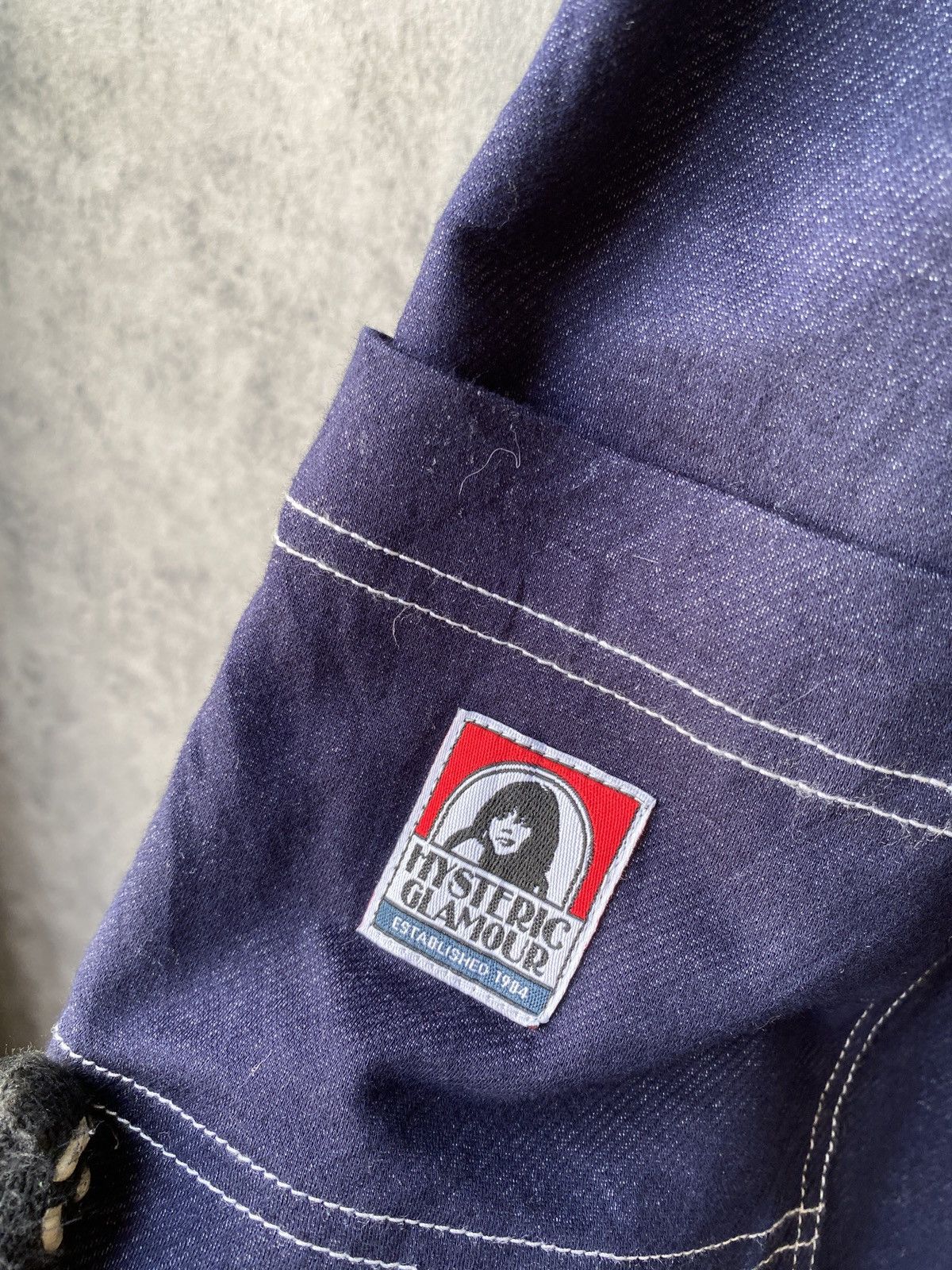 Hysteric Glamour Hysteric Glamour Dark Blue Shop Coat Size US L / EU 52-54 / 3 - 10 Thumbnail