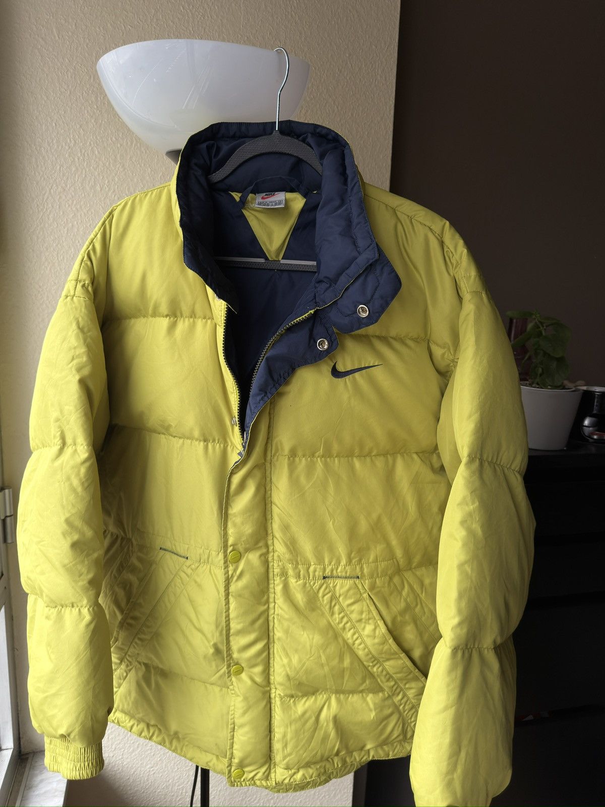 Nike Nike vintage green down jacket puffer Size US M / EU 48-50 / 2 - 1 Thumbnail