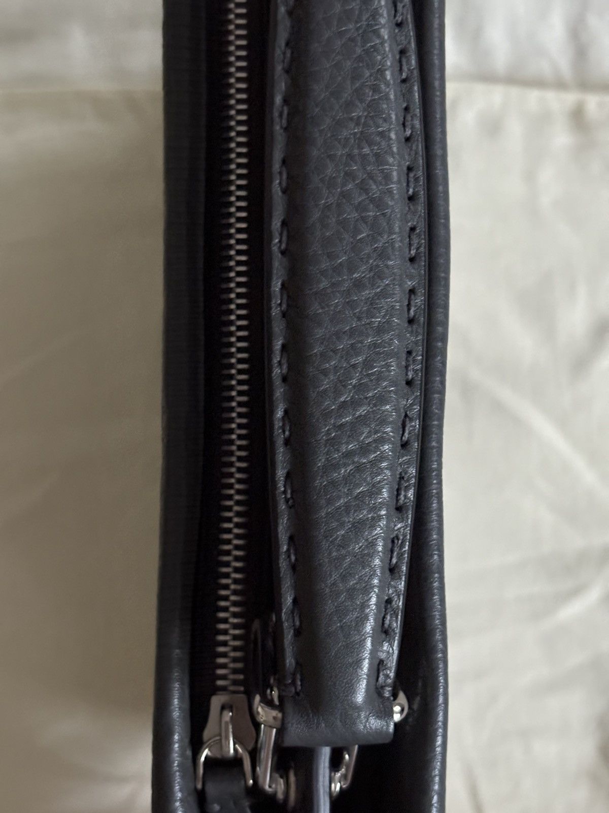 Gray Selleria Peekaboo 2Way Shoulder Bag