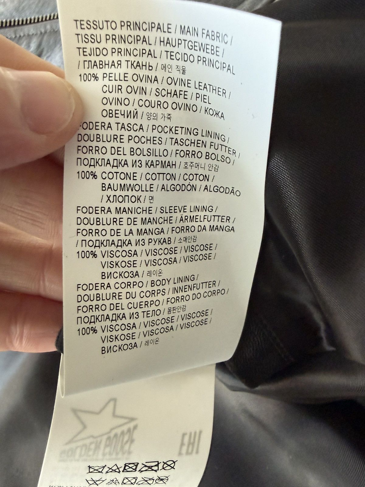 Golden Goose Golden Goose Bomber Jacket — Nappa Leather Size US L / EU 52-54 / 3 - 8 Thumbnail