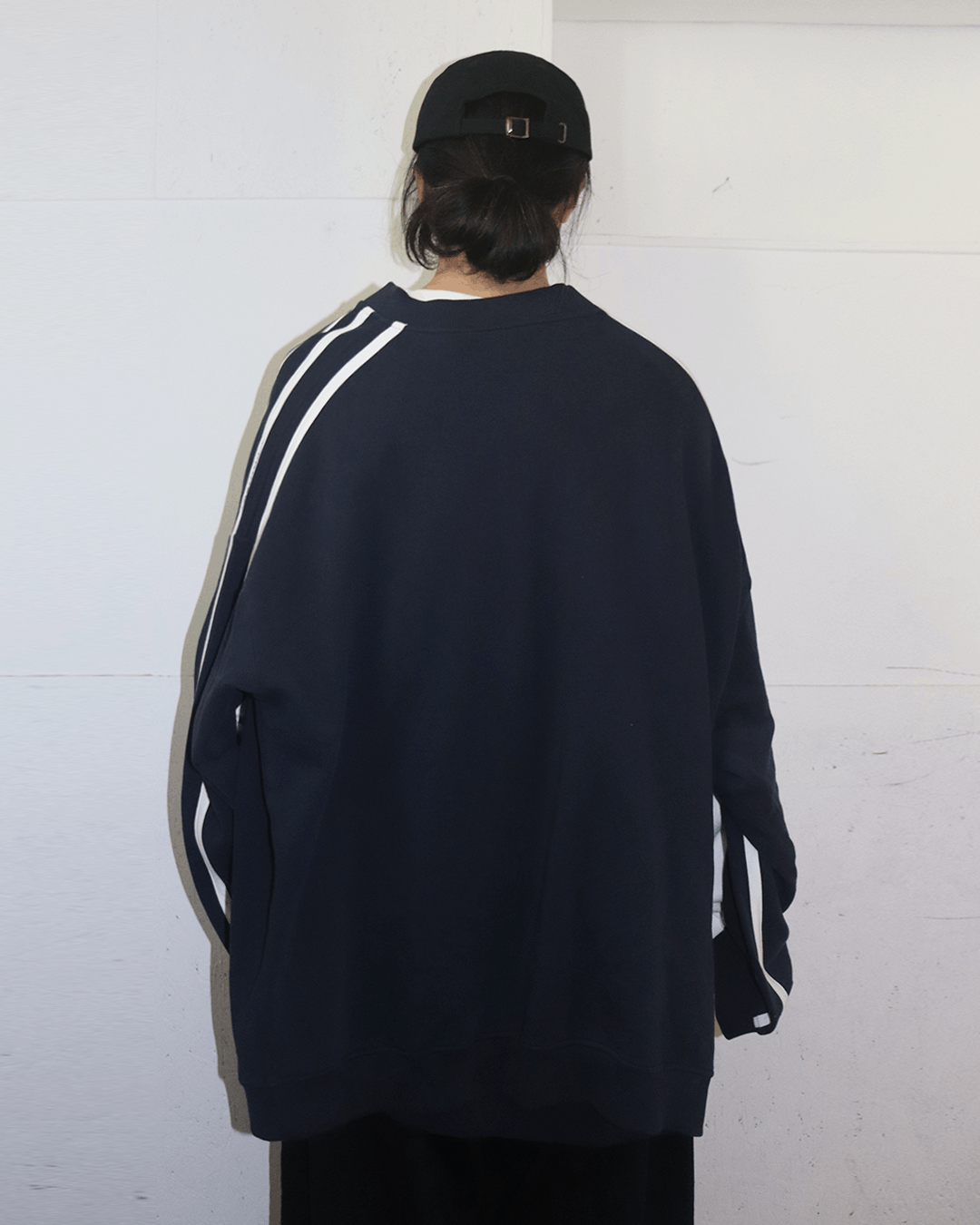 Y/Project Y/Project AW18 Double Layer Sweatshir Navy & White Size US S / EU 44-46 / 1 - 4 Thumbnail