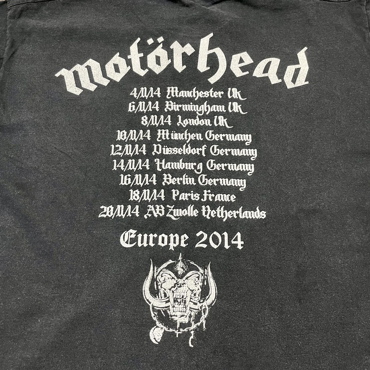 Band Tees Motörhead 2014 Tour Distressed Cotton T Shirt Size US L / EU 52-54 / 3 - 18 Thumbnail
