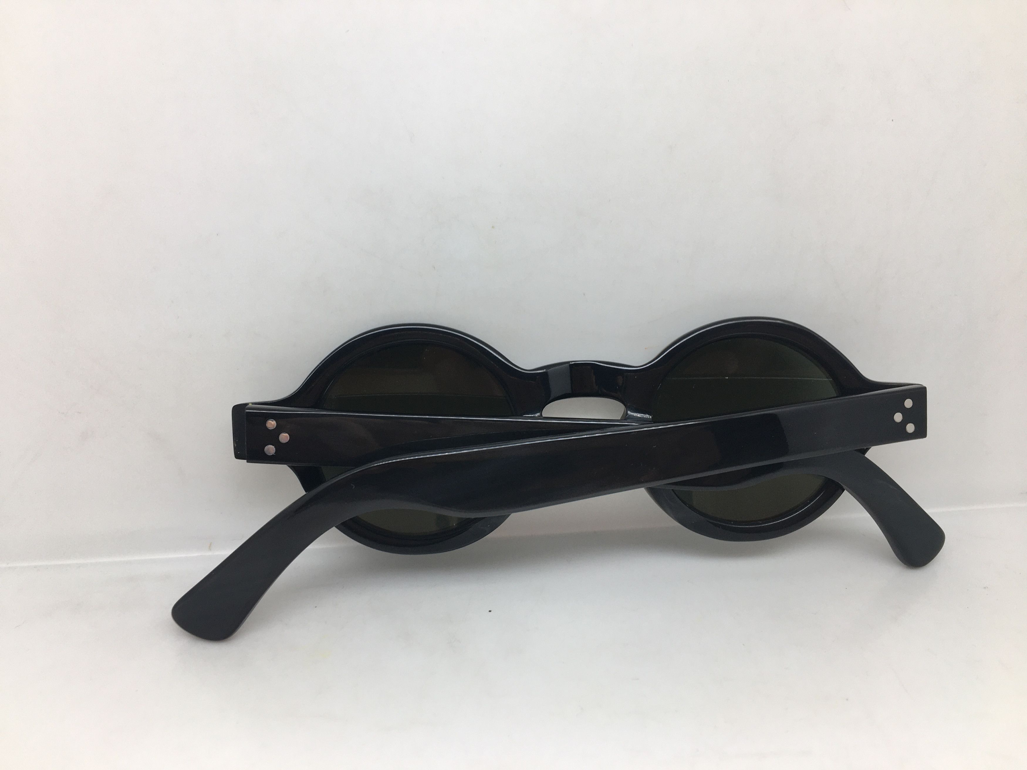 Lesca Lunetier Lesca Lesca Lunetier Genuine Horn G Burt Sunglasses Size ONE SIZE - 9 Thumbnail