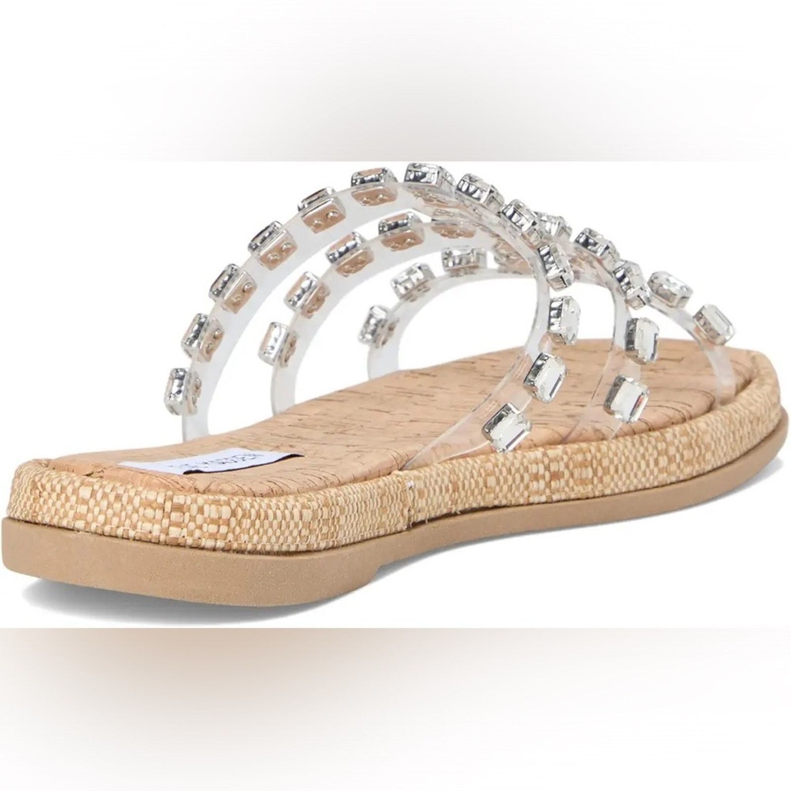 Steve Madden Steve Madden Women's Sandals with Clear and Silver Accents Size US 8 / IT 38 - 2 Thumbnail