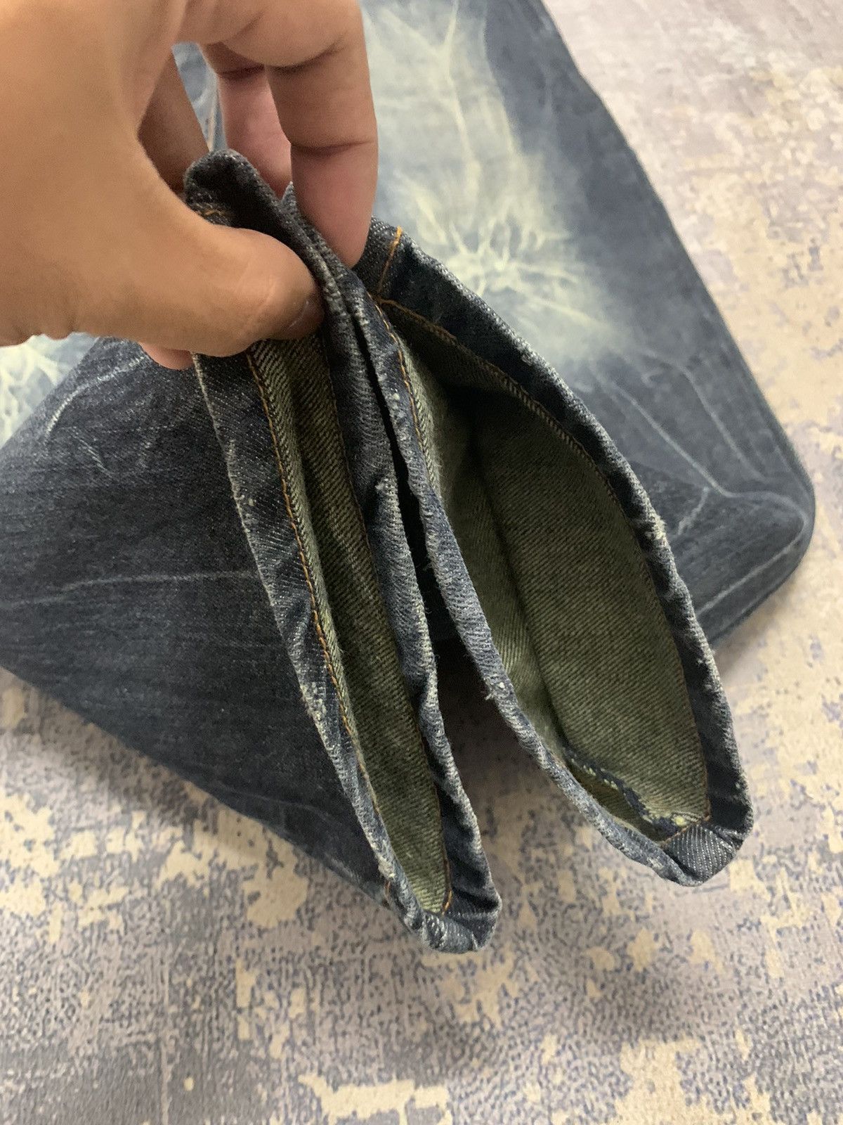 If Six Was Nine EXPLOSION DOUBLE WAIST NYLAUS DENIM JEANS 30x30 Size US 30 / EU 46 - 13 Thumbnail