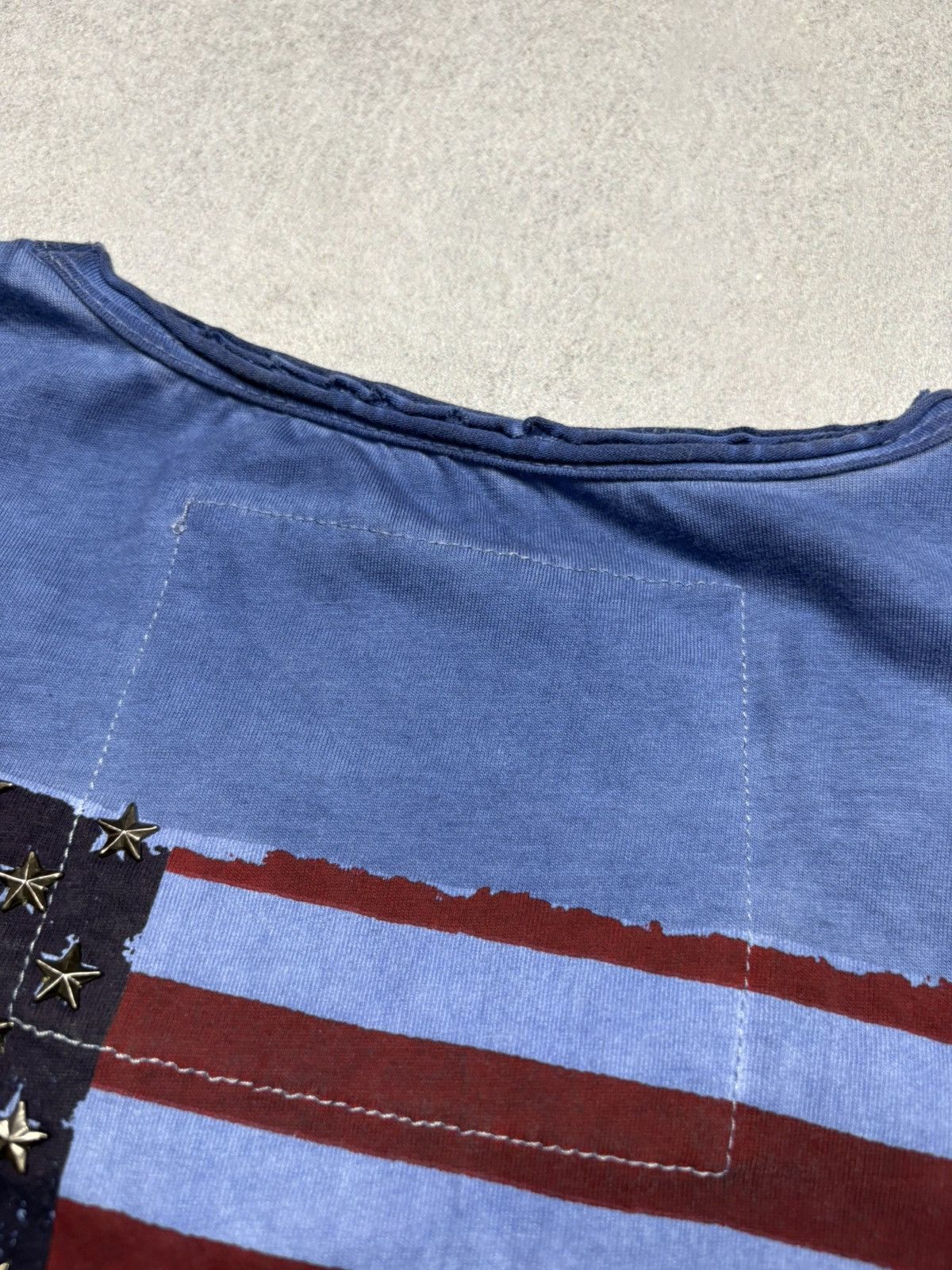 True Religion True Religion USA Flag Studded Tee Y2K Distressed Vintage Size US XL / EU 56 / 4 - 9 Thumbnail