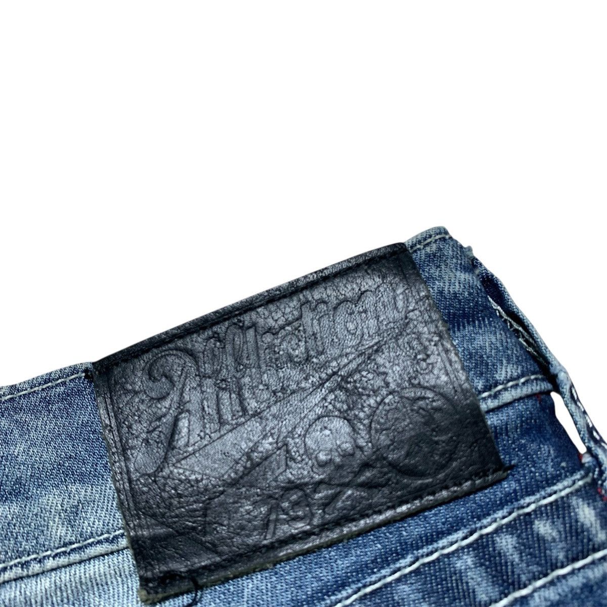 Affliction Y2k Affliction Distressed Flare Patch Punk Lgb V-keii Style Size US 29 - 8 Thumbnail