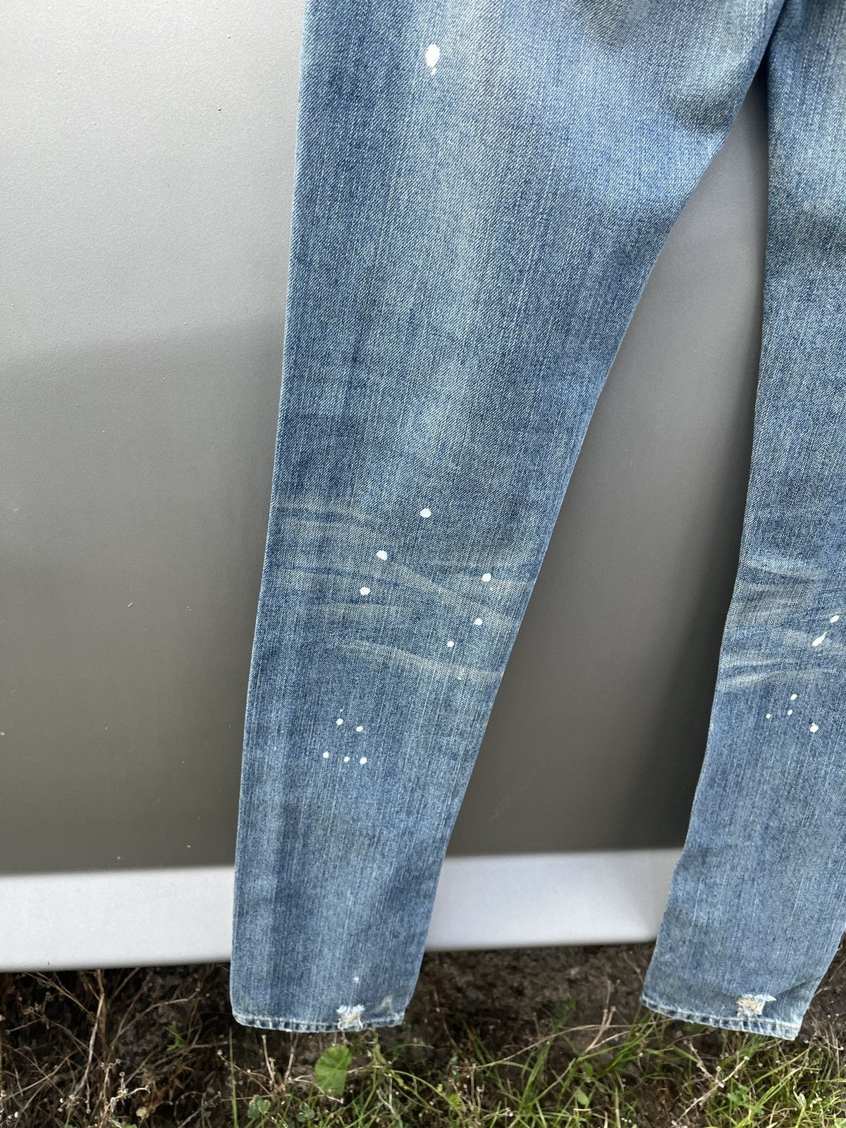 Japanese Brand × Vintage Rare Yakuza Y2K Embroidered Distressed Jeans Size US 31 - 8 Thumbnail