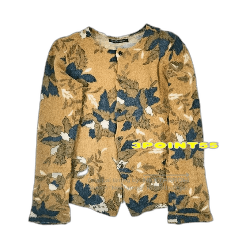 Yohji Yamamoto Yohji Yamamoto Vintage Floral Sweater Size US M / EU 48-50 / 2 - 1 Thumbnail