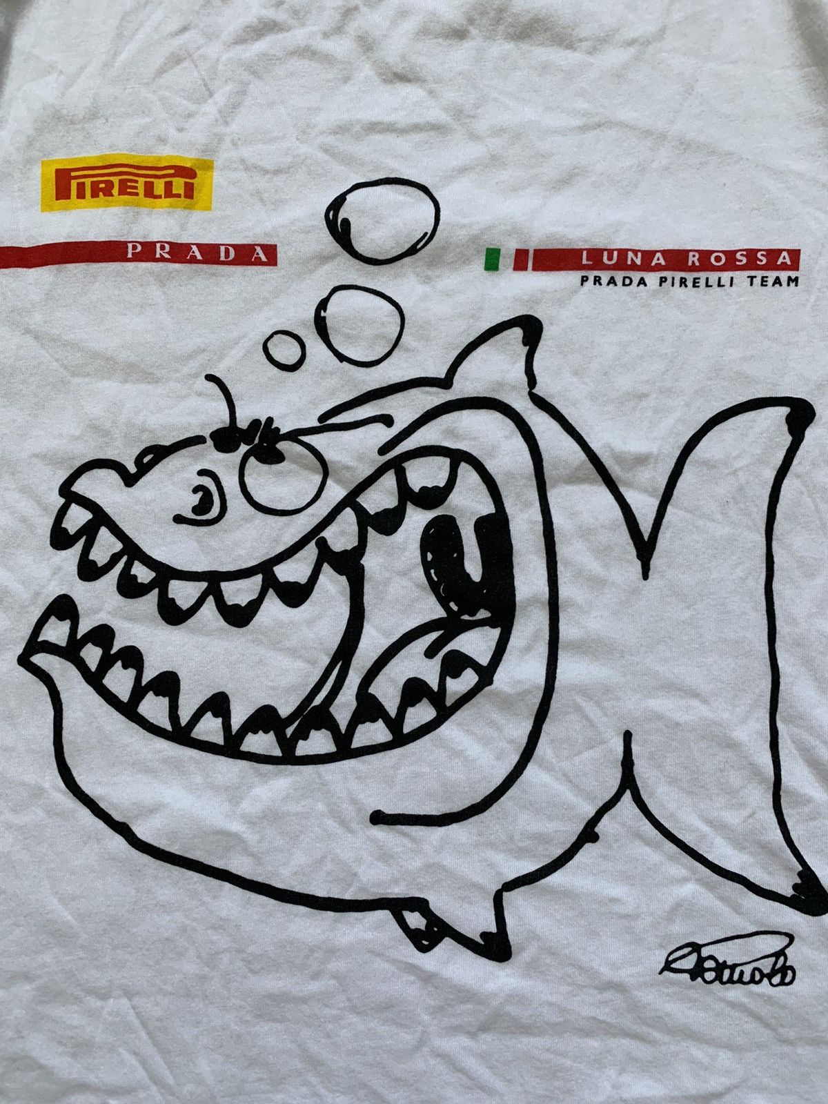 Art × Prada Prada Luna Rossa Italy Tee | Grailed